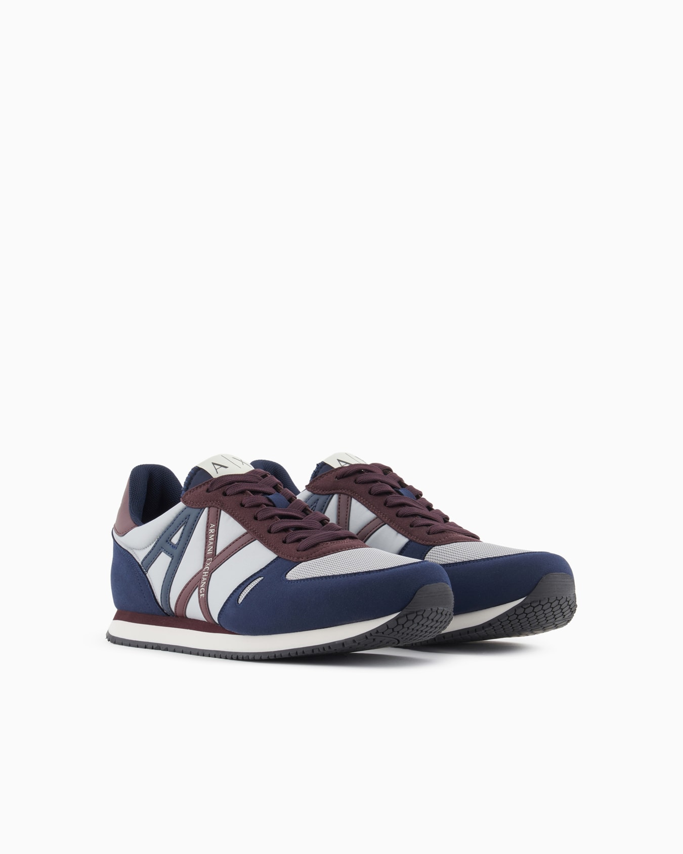 Sneakers in eco-suede, mesh and nylon Slide 1