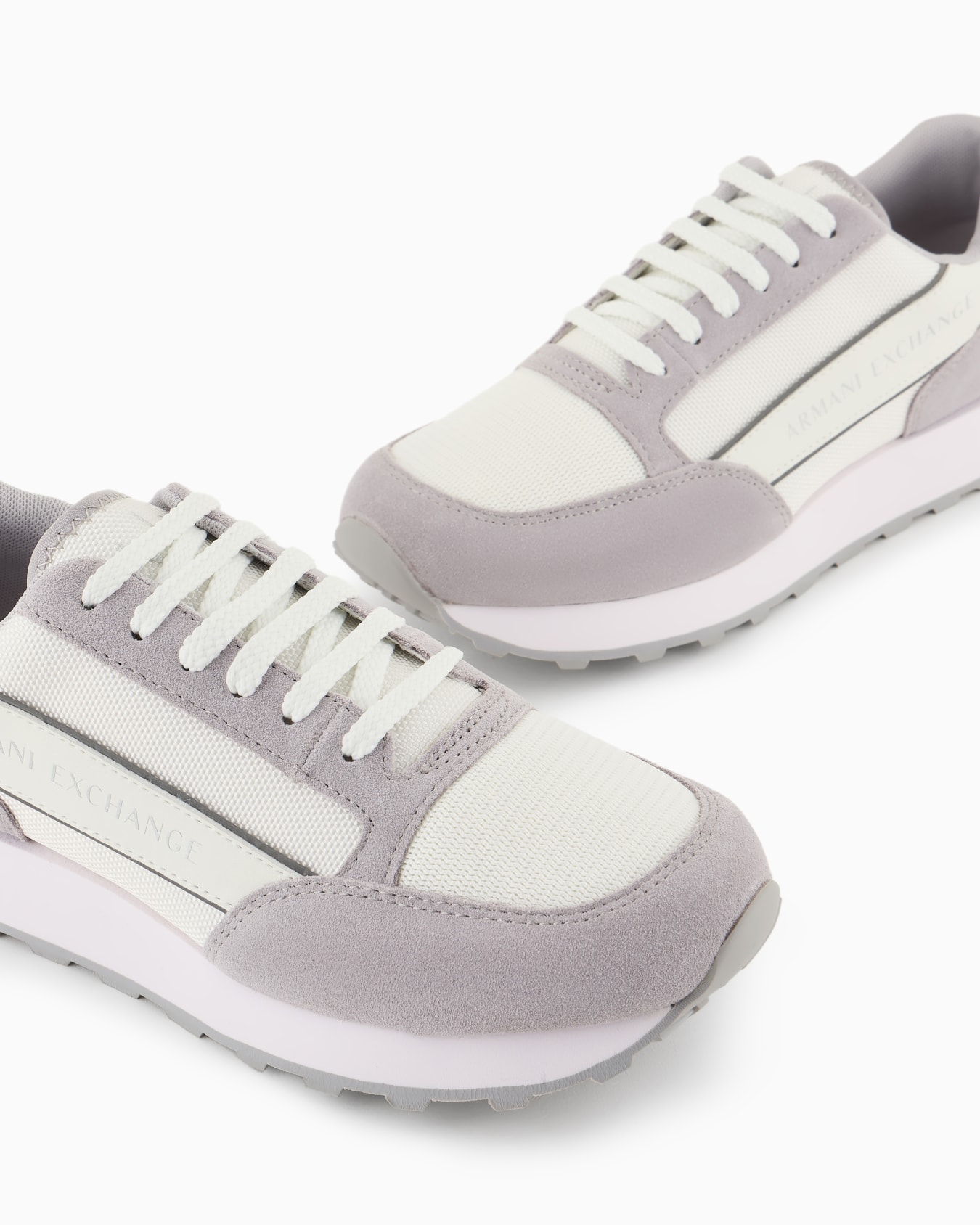 Suede sneakers with mesh inserts Slide 4