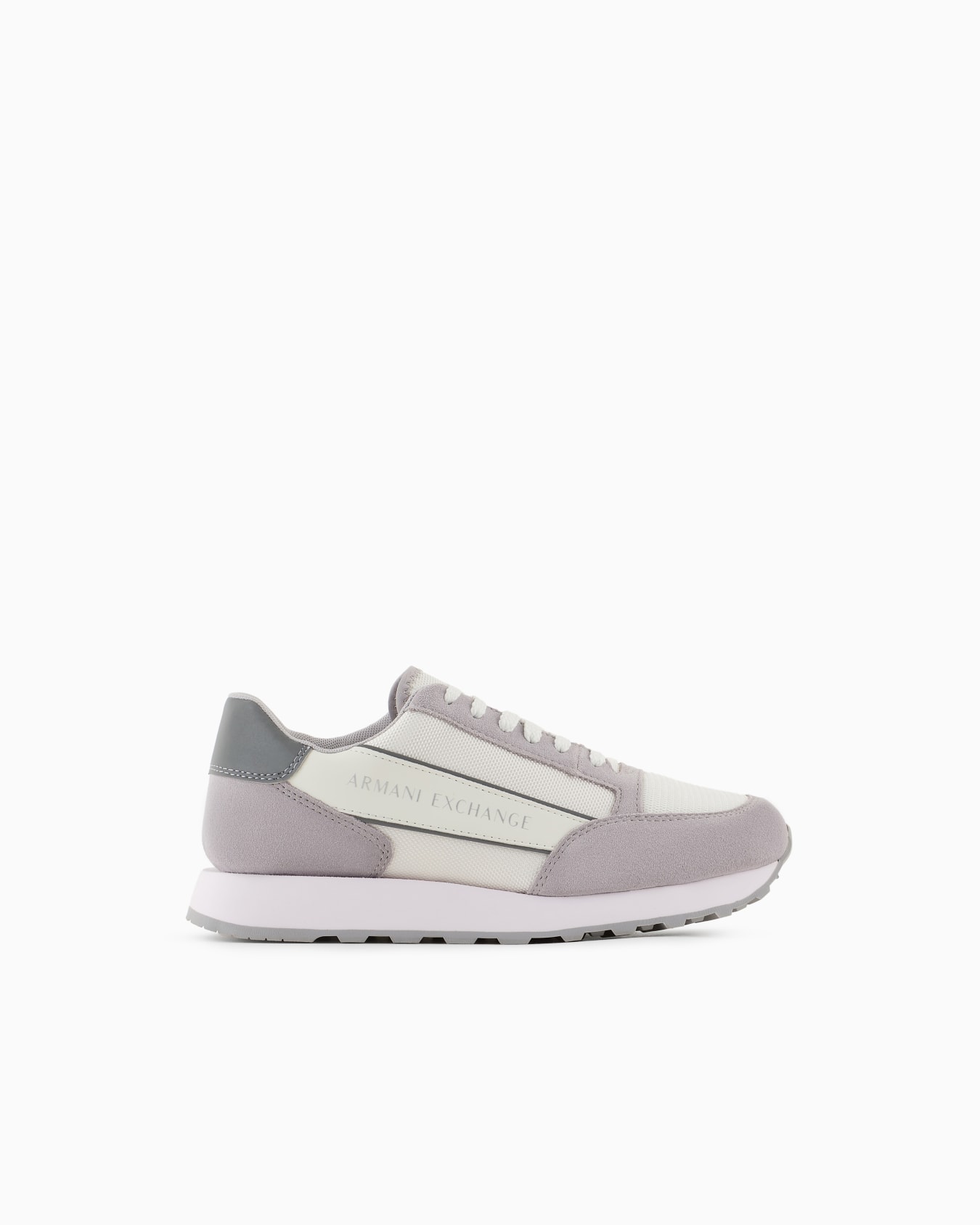 Suede sneakers with mesh inserts Slide 0