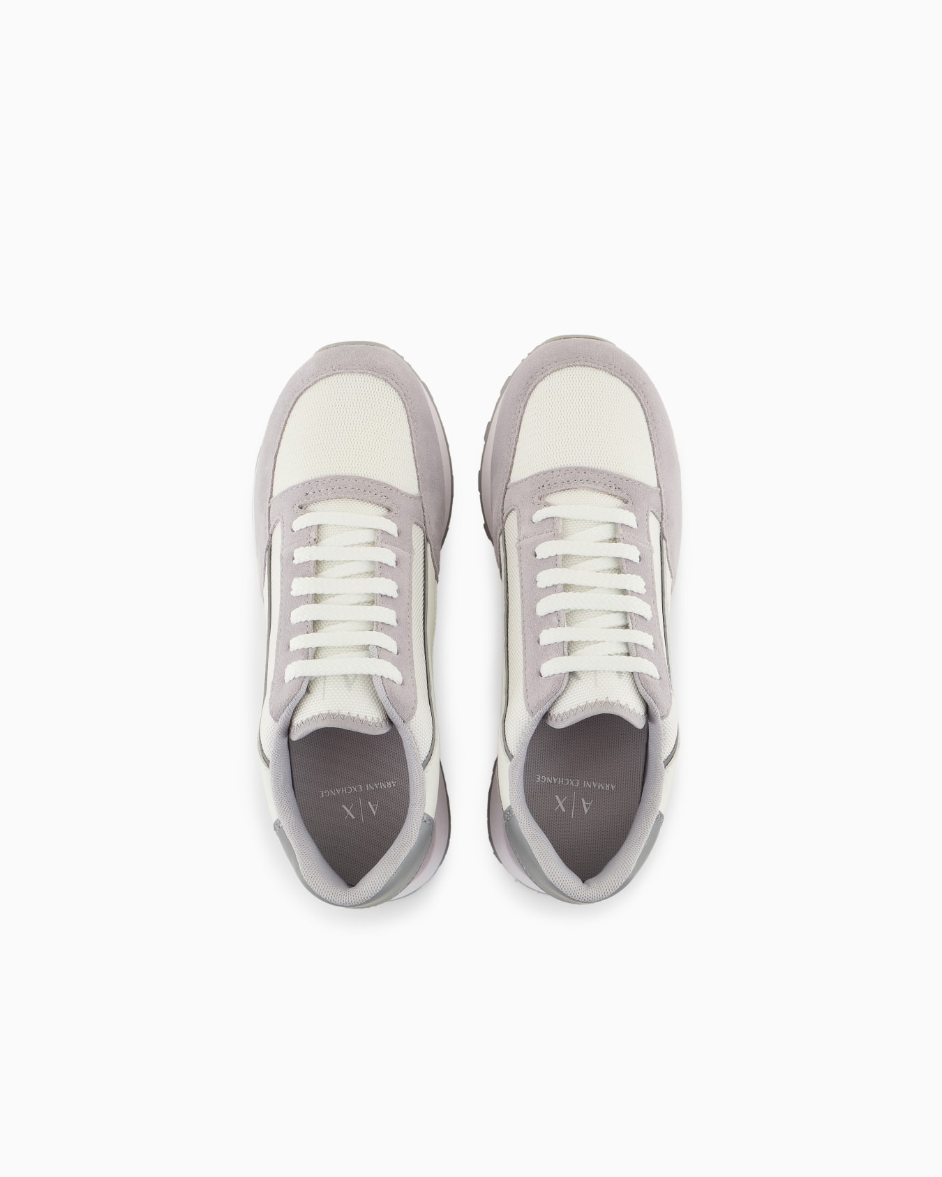Suede sneakers with mesh inserts Slide 2