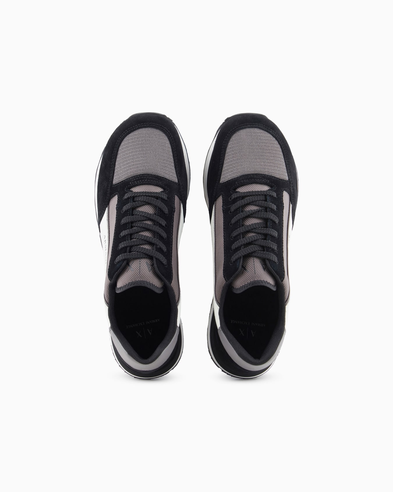 Suede sneakers with mesh inserts Slide 2