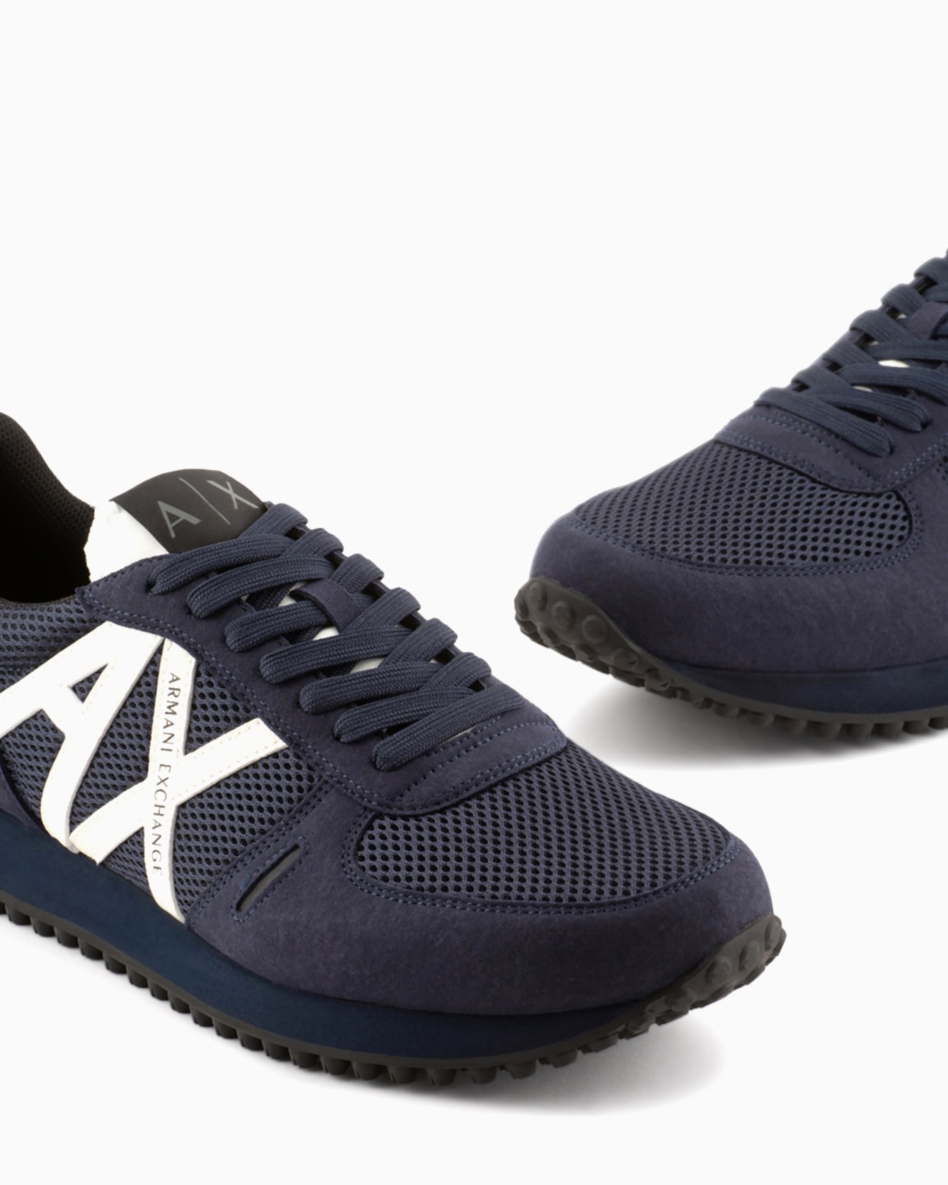 Sneakers with mesh and eco-suede inserts Slide 2