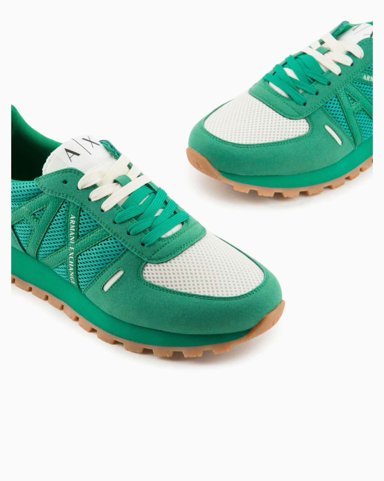 Sneakers with mesh and eco-suede inserts Slide 4