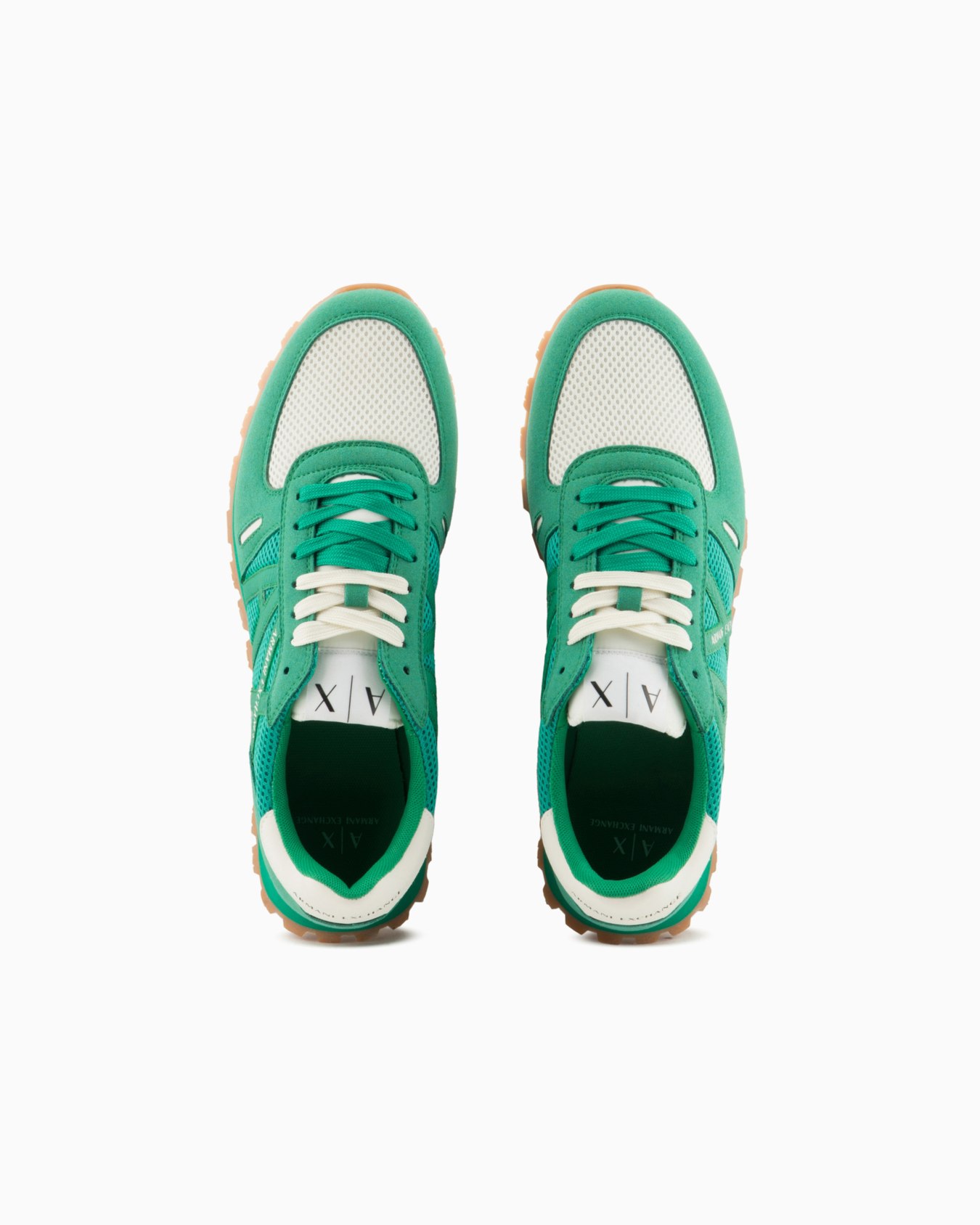 Sneakers with mesh and eco-suede inserts Slide 2
