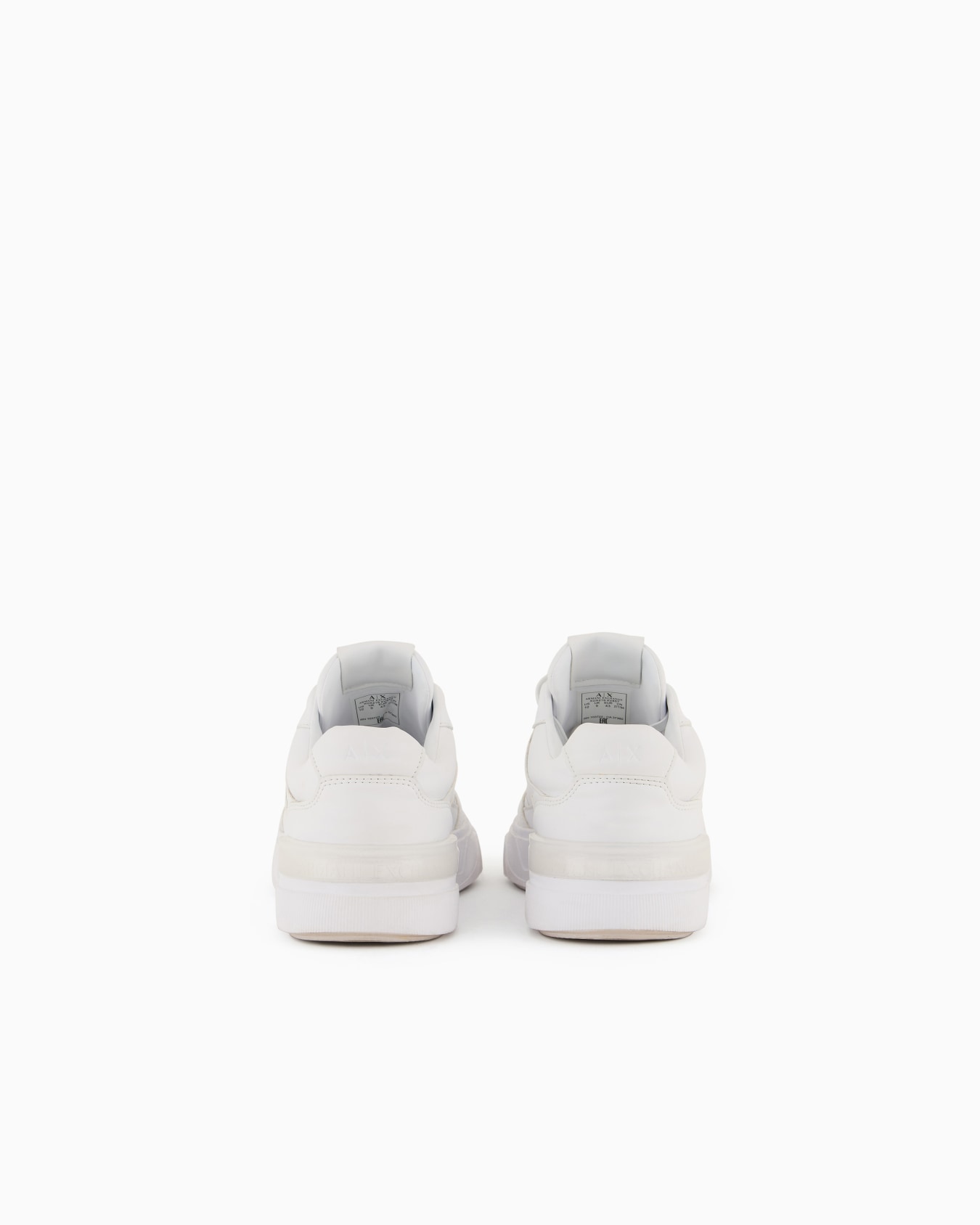 Sneakers in ecopelle con cuciture decorative Slide 3