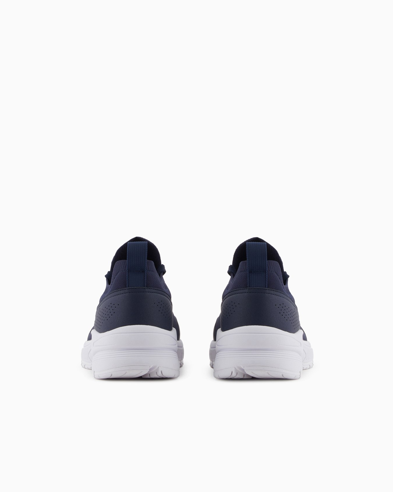 Fabric and mesh sneakers with logo Slide 3