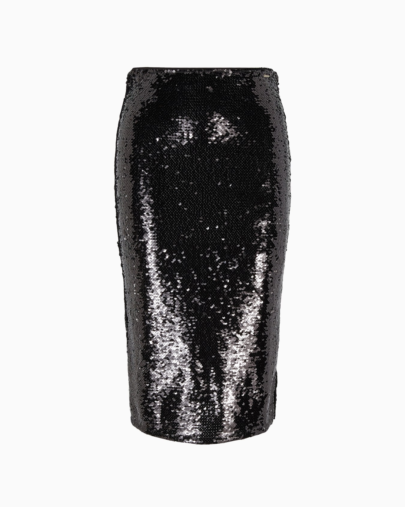 Midi skirt covered in sequins Slide 0