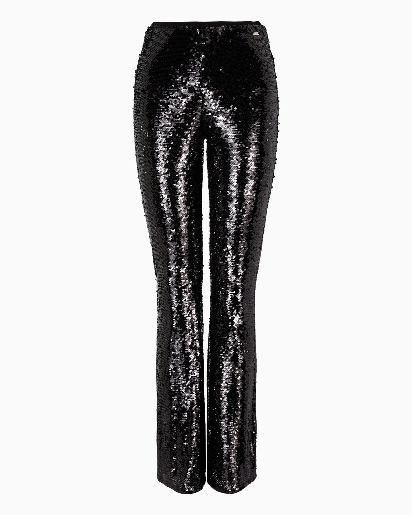 Pantalón campana con lentejuelas Diapositiva 0