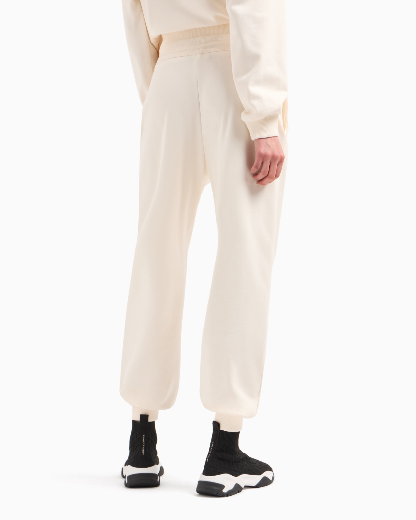 Jogger pants with logo label Slide 2