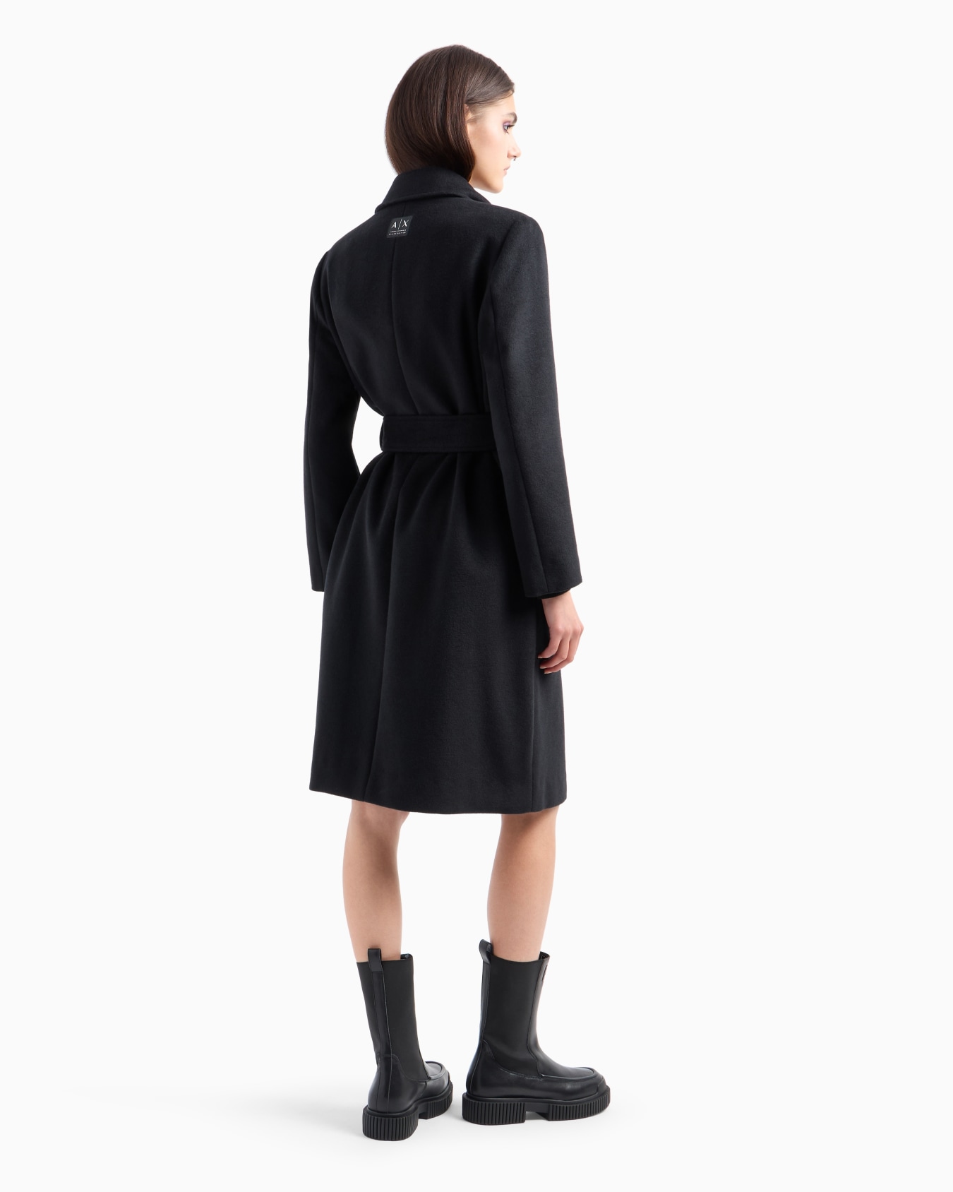 Oversized single-breasted cloth coat Slide 2