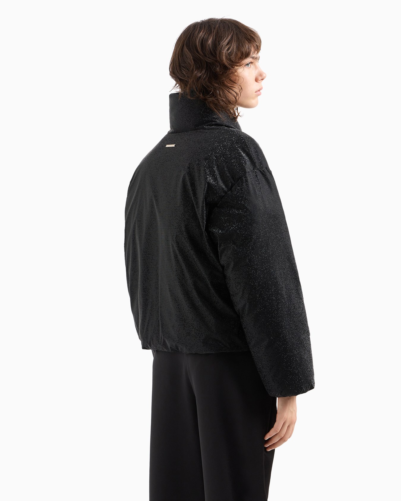Chaqueta con cremallera completa y exterior de tejido recubierto Diapositiva 2