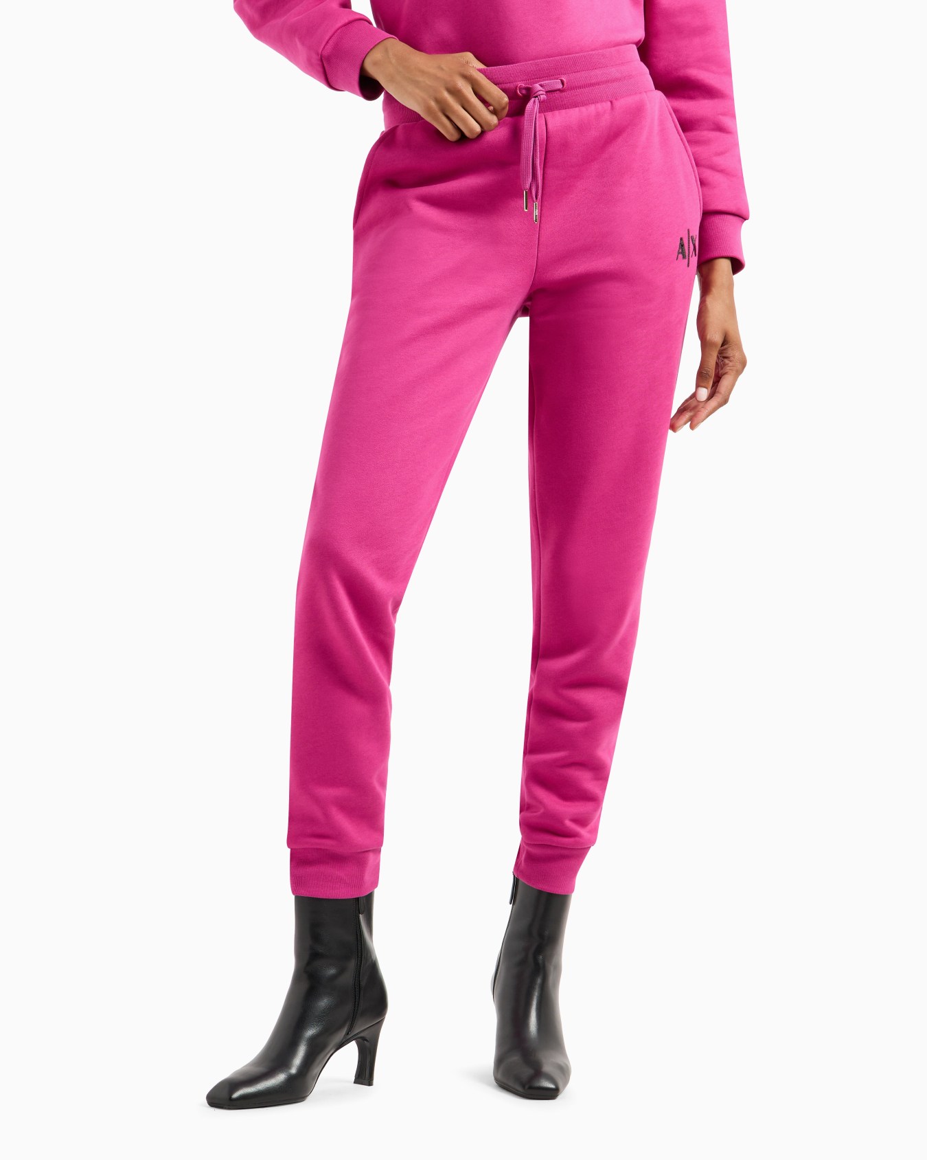 Pantalón jogger con logo bordado a tono Diapositiva 1