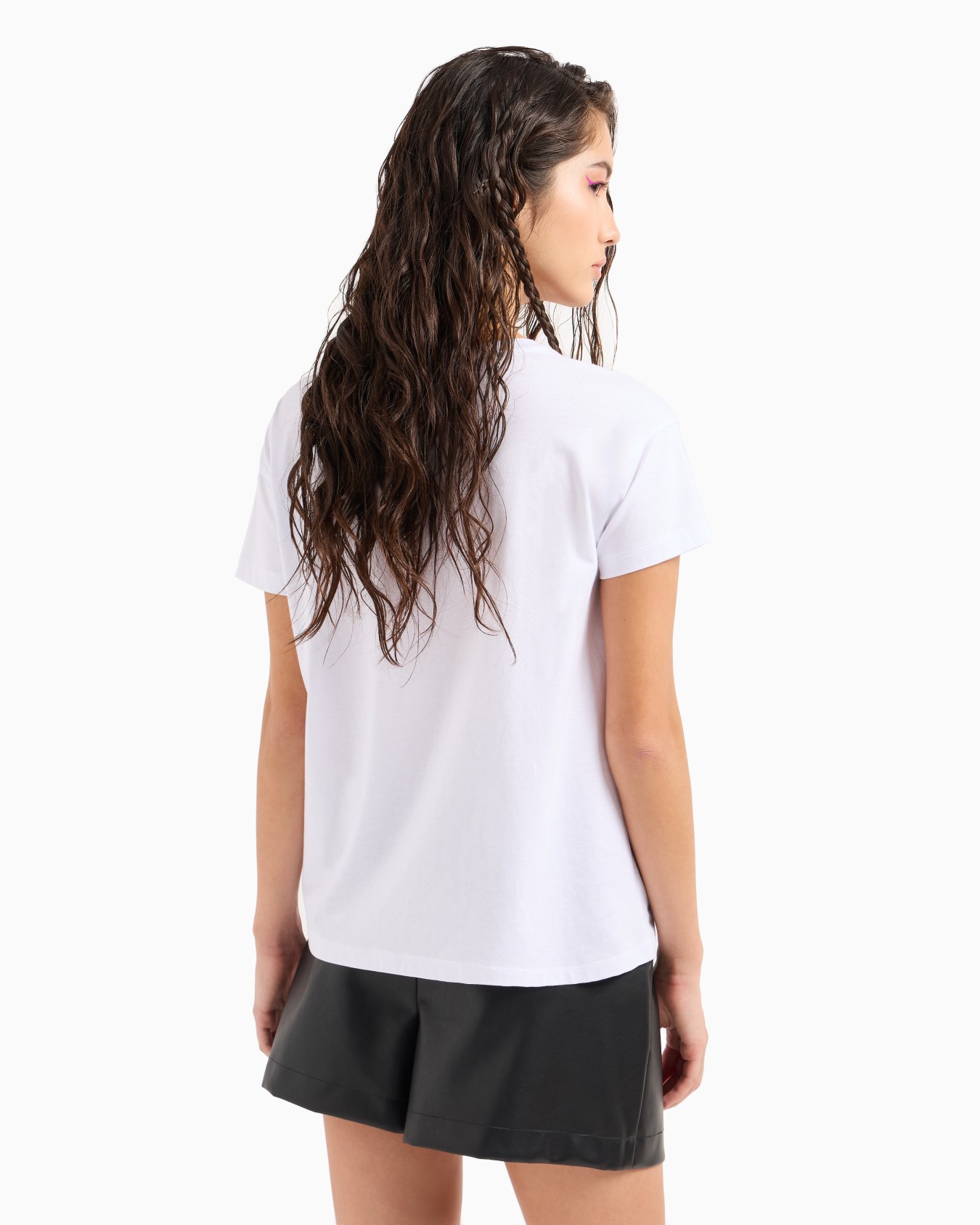 Relaxed fit T-shirt with maxi metal logo Slide 2