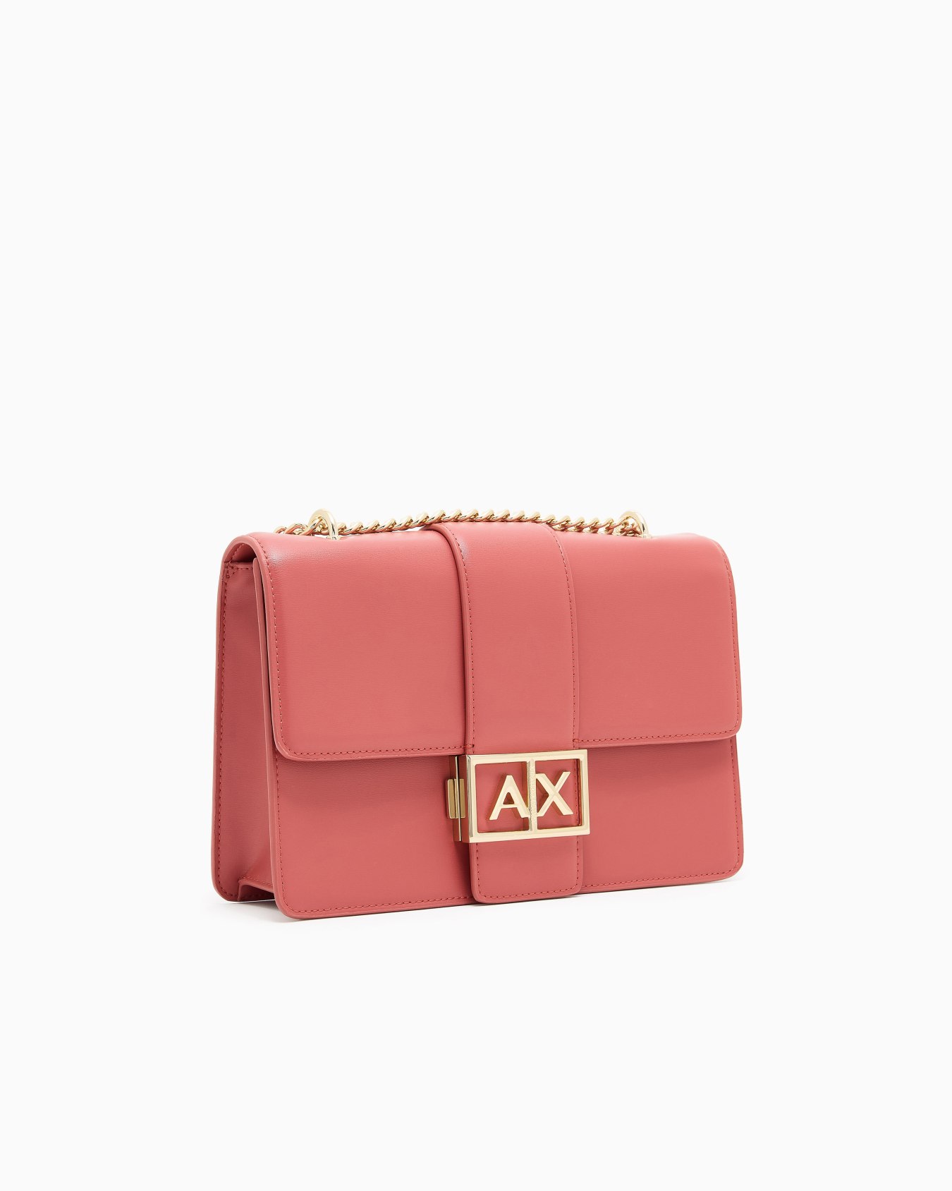 Shoulder bag with metal logo Slide 1