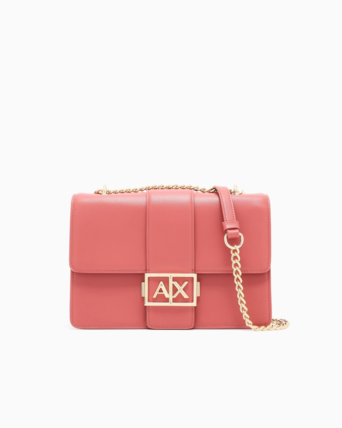 Shoulder bag with metal logo Slide 0