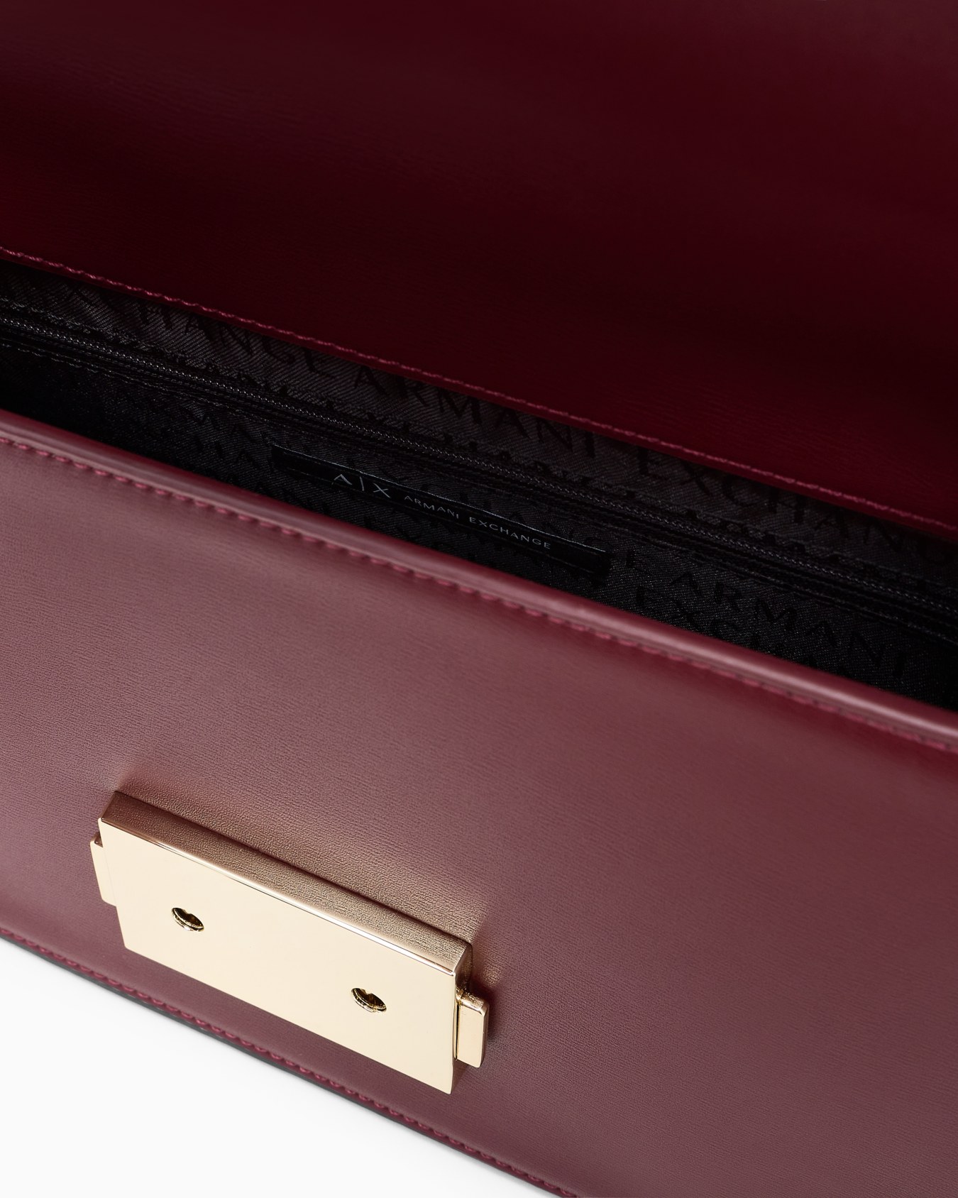 Shoulder bag with metal logo Slide 3