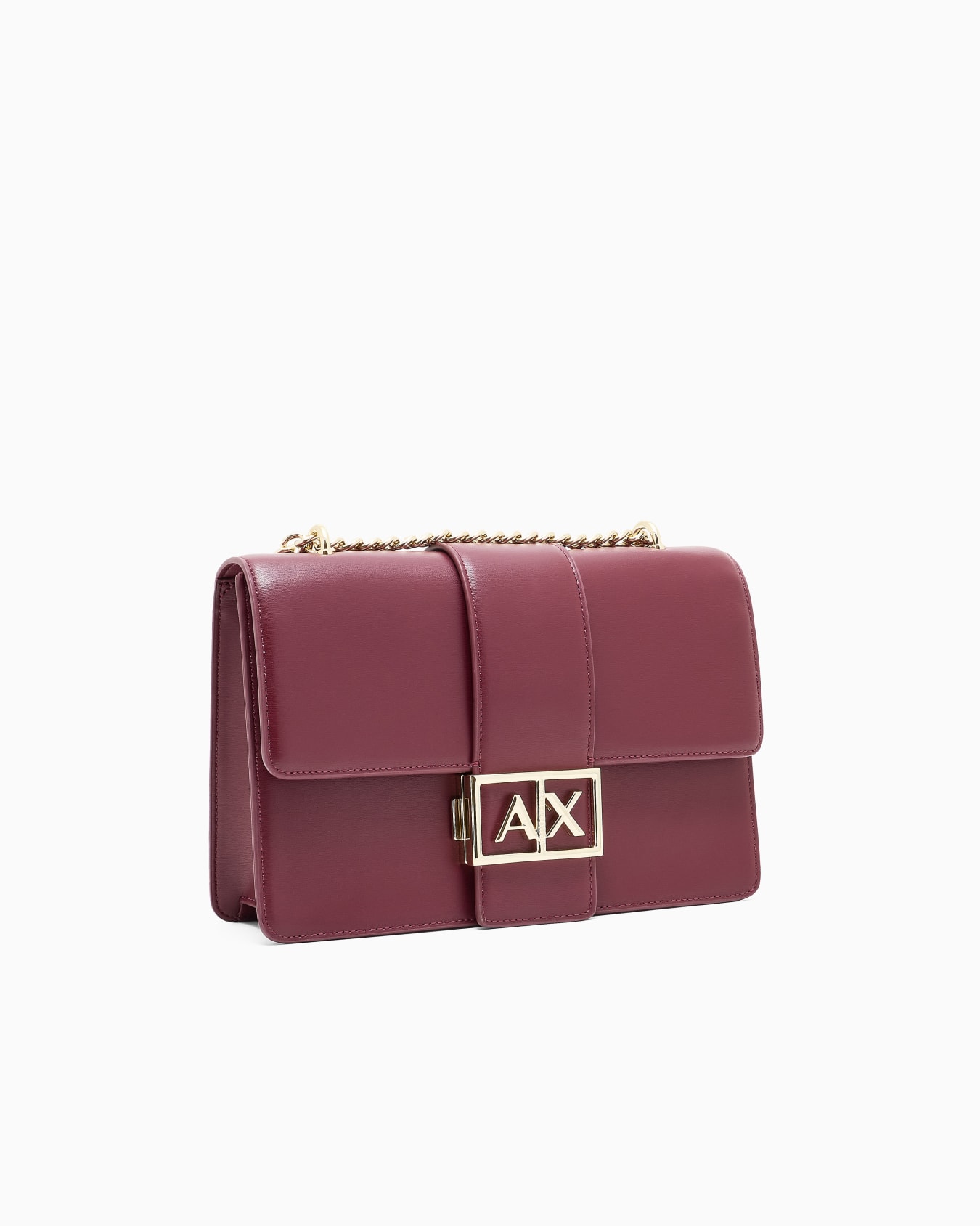 Shoulder bag with metal logo Slide 1