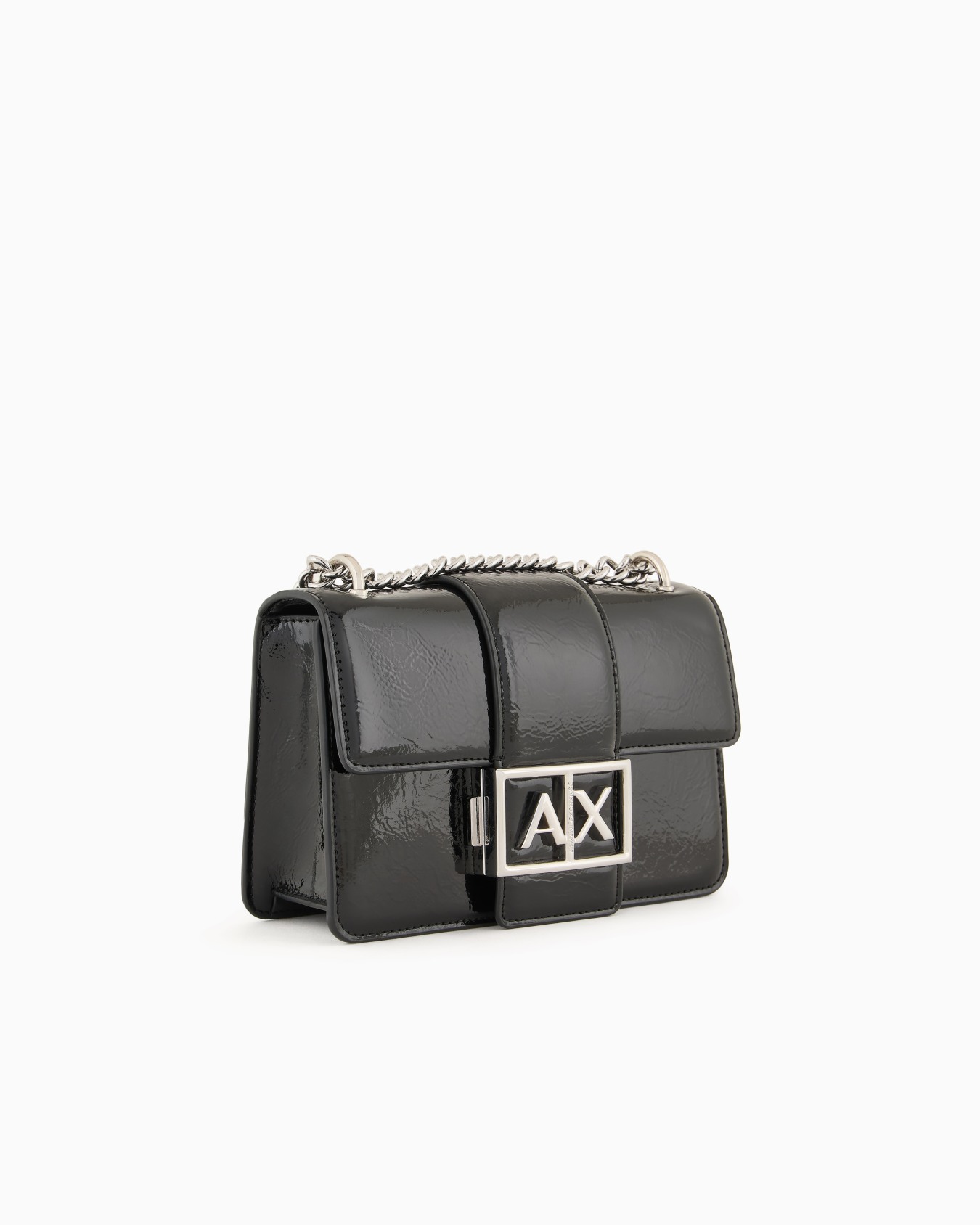 Shoulder bag with metal logo Slide 2