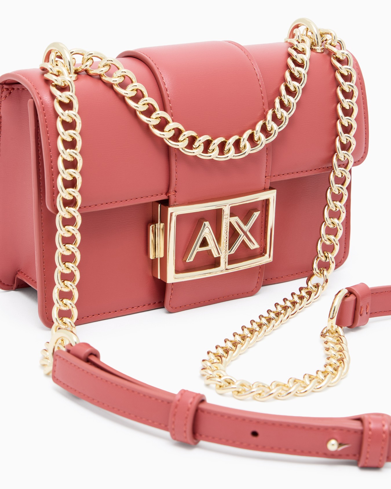 Shoulder bag with metal logo Slide 4