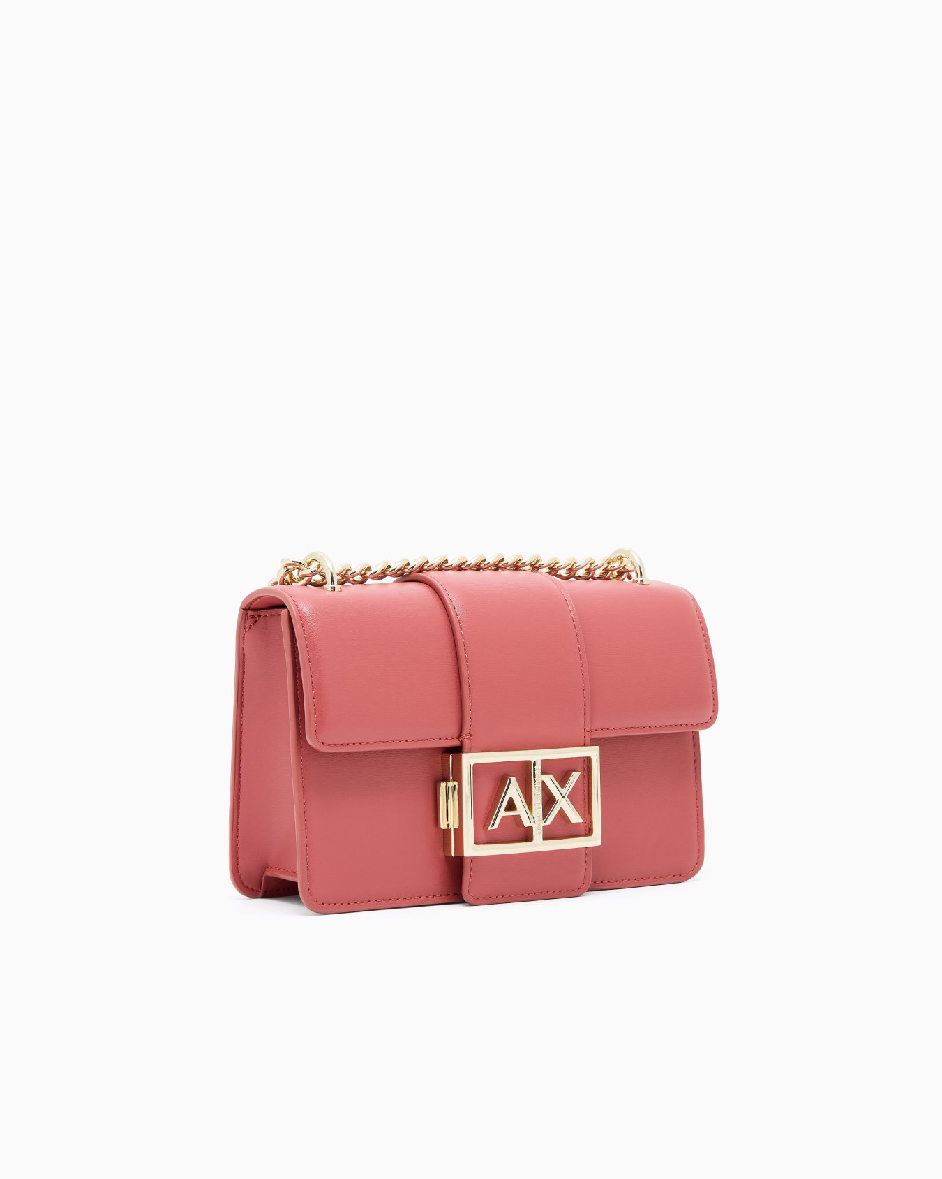 Shoulder bag with metal logo Slide 1