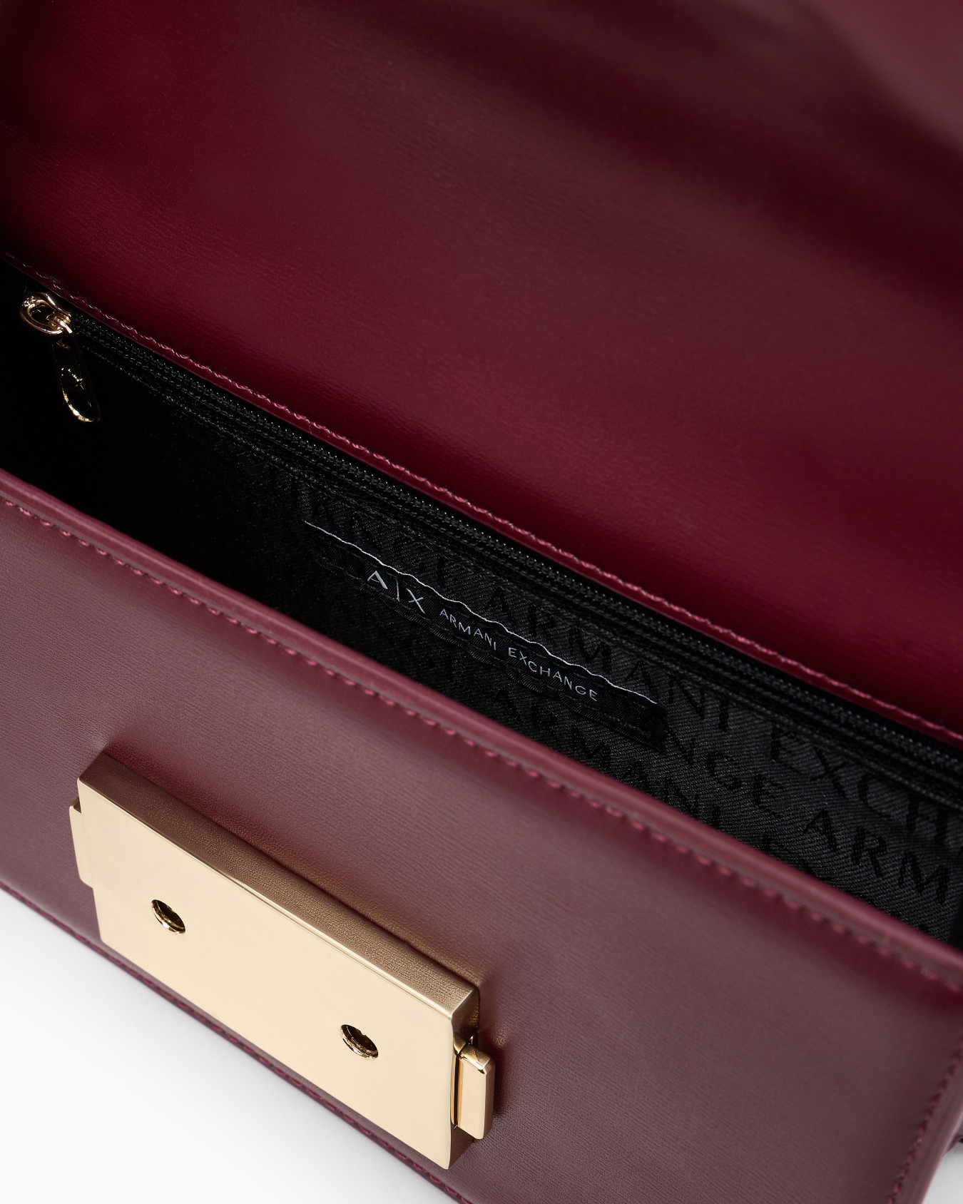 Shoulder bag with metal logo Slide 3