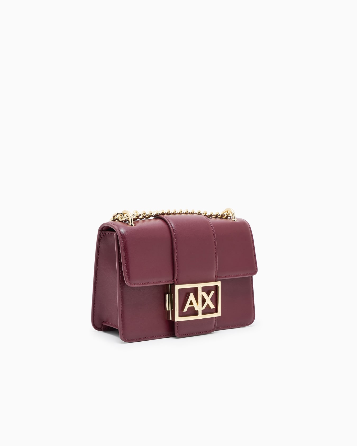 Shoulder bag with metal logo Slide 1