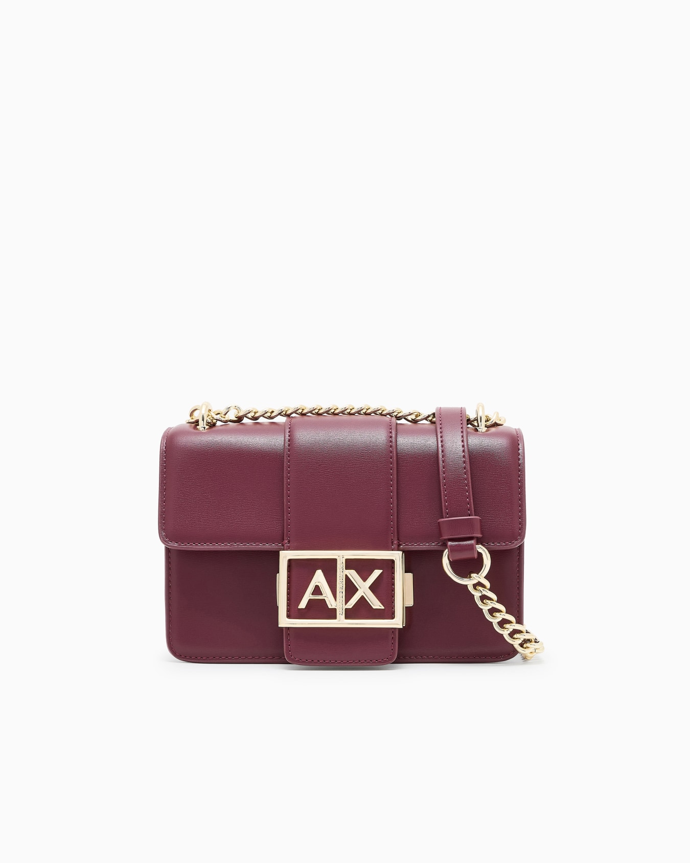 Shoulder bag with metal logo Slide 0