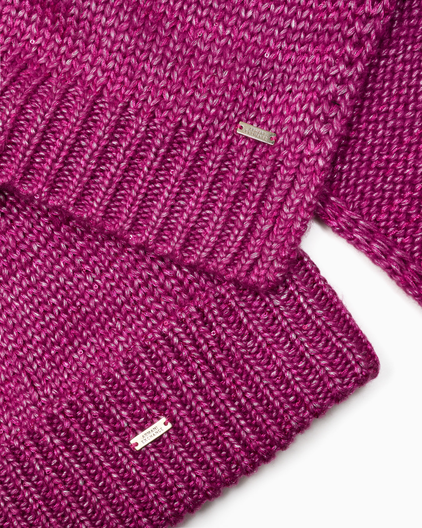Conjunto con bufanda melange y gorro Diapositiva 1
