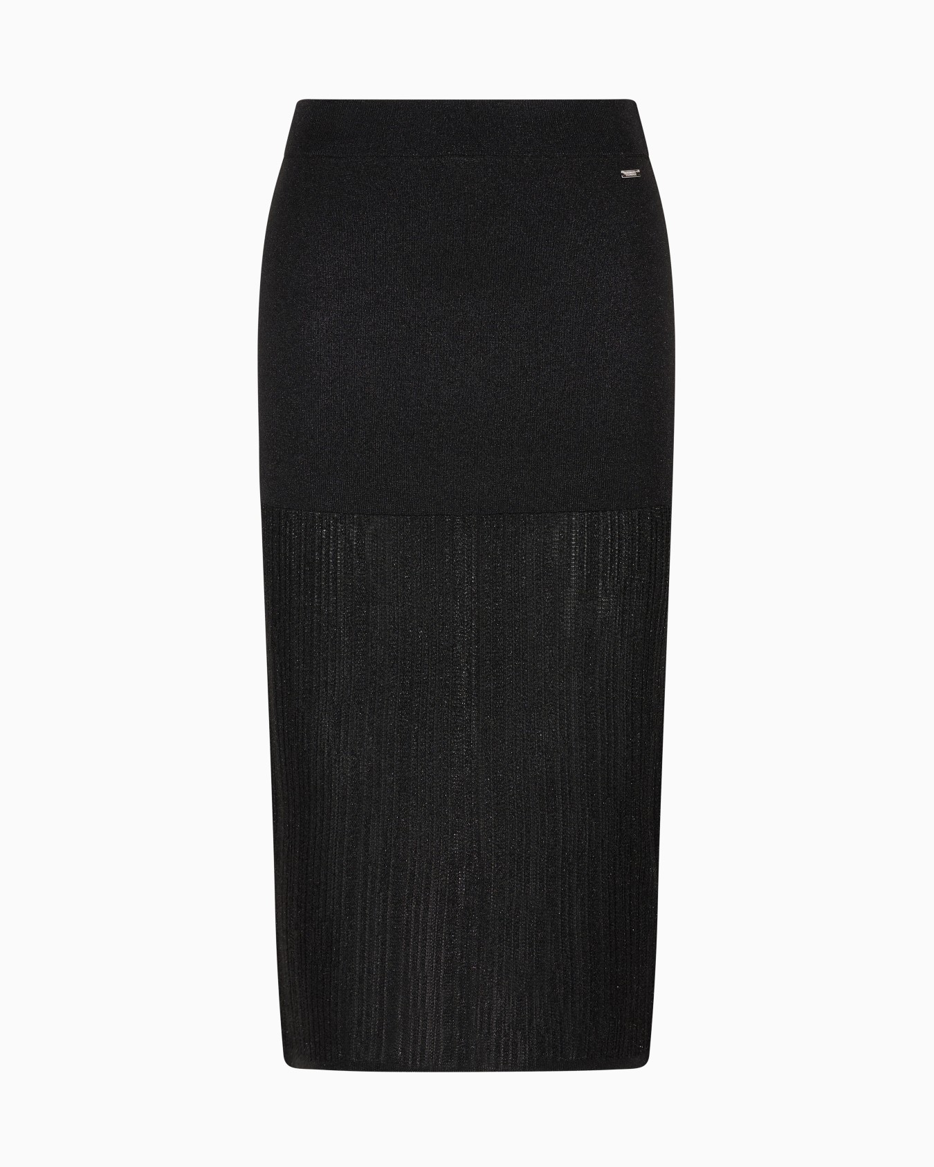 Lurex yarn pencil skirt Slide 0