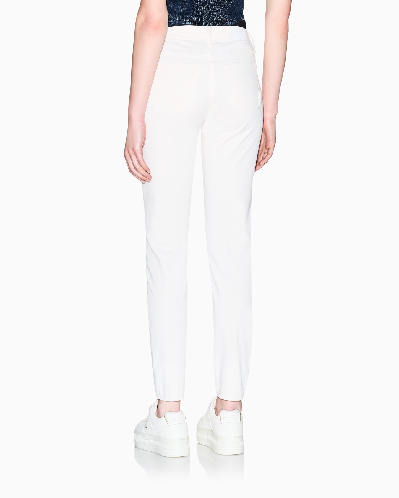 Super skinny jeans in stretch satin Slide 2