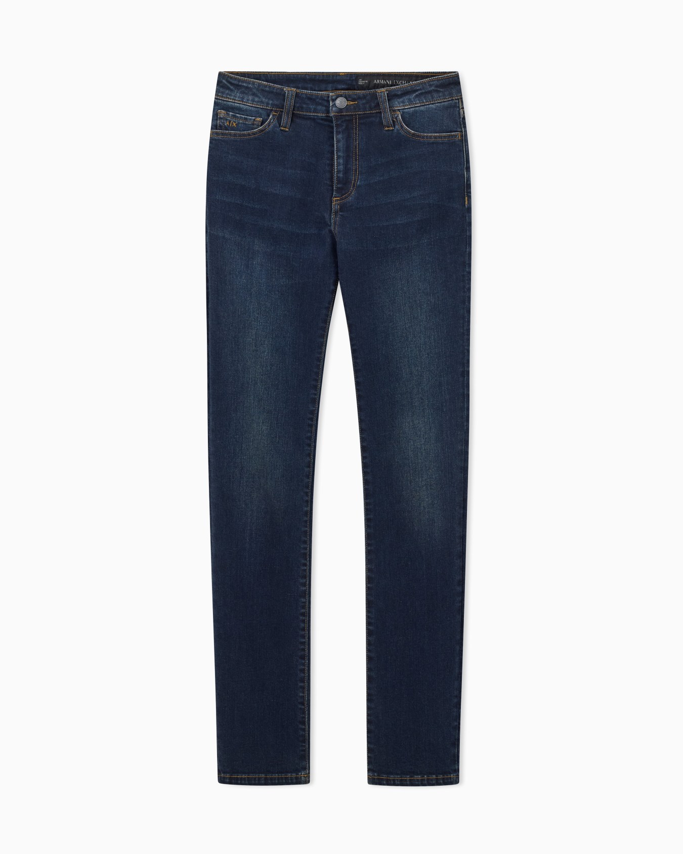 Used effect cigarette fit jeans Slide 0