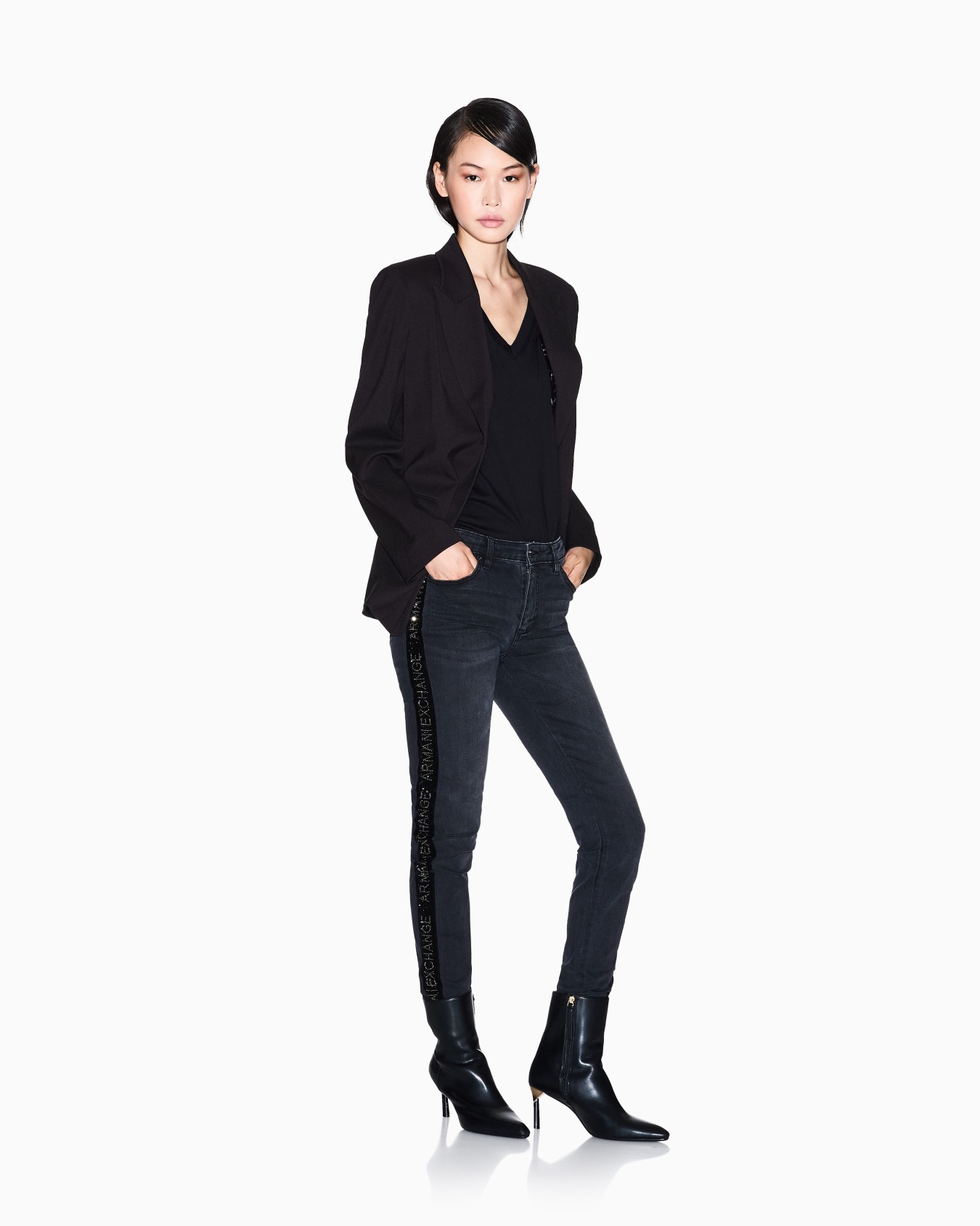 Ultra stretch super skinny jeans Slide 1
