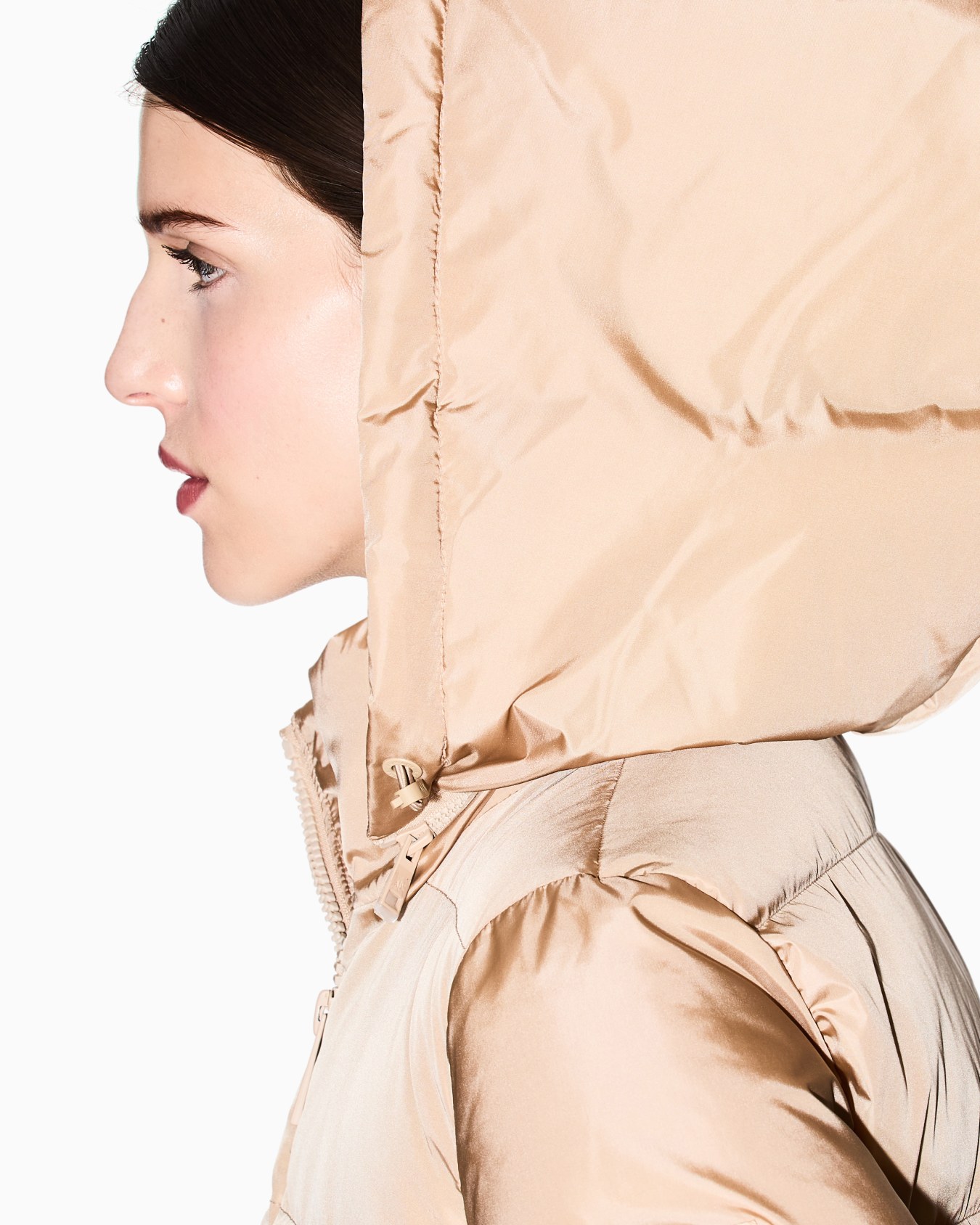 Quilted hooded down jacket Slide 4