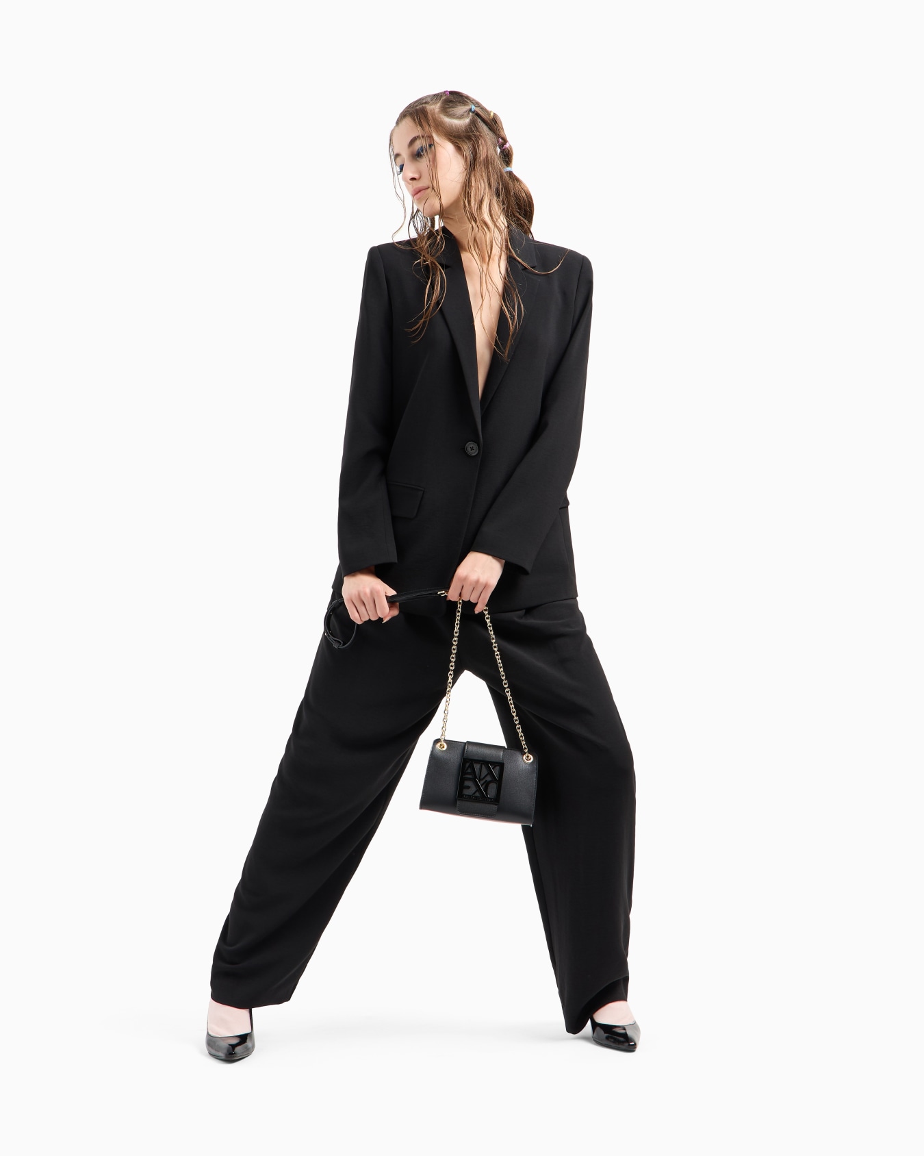 ASV Fabric Pleated Trousers Slide 1