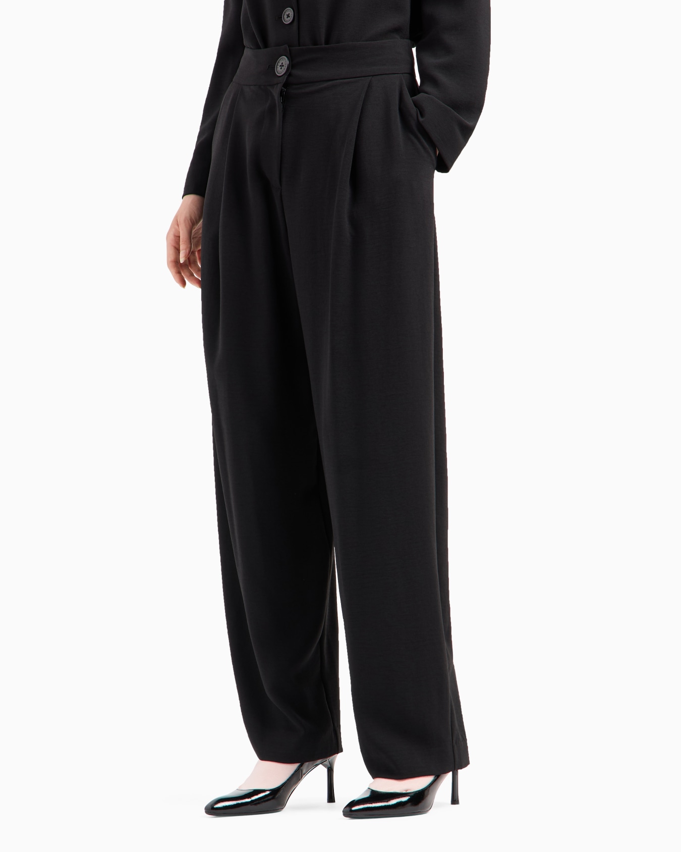 ASV Fabric Pleated Trousers Slide 3