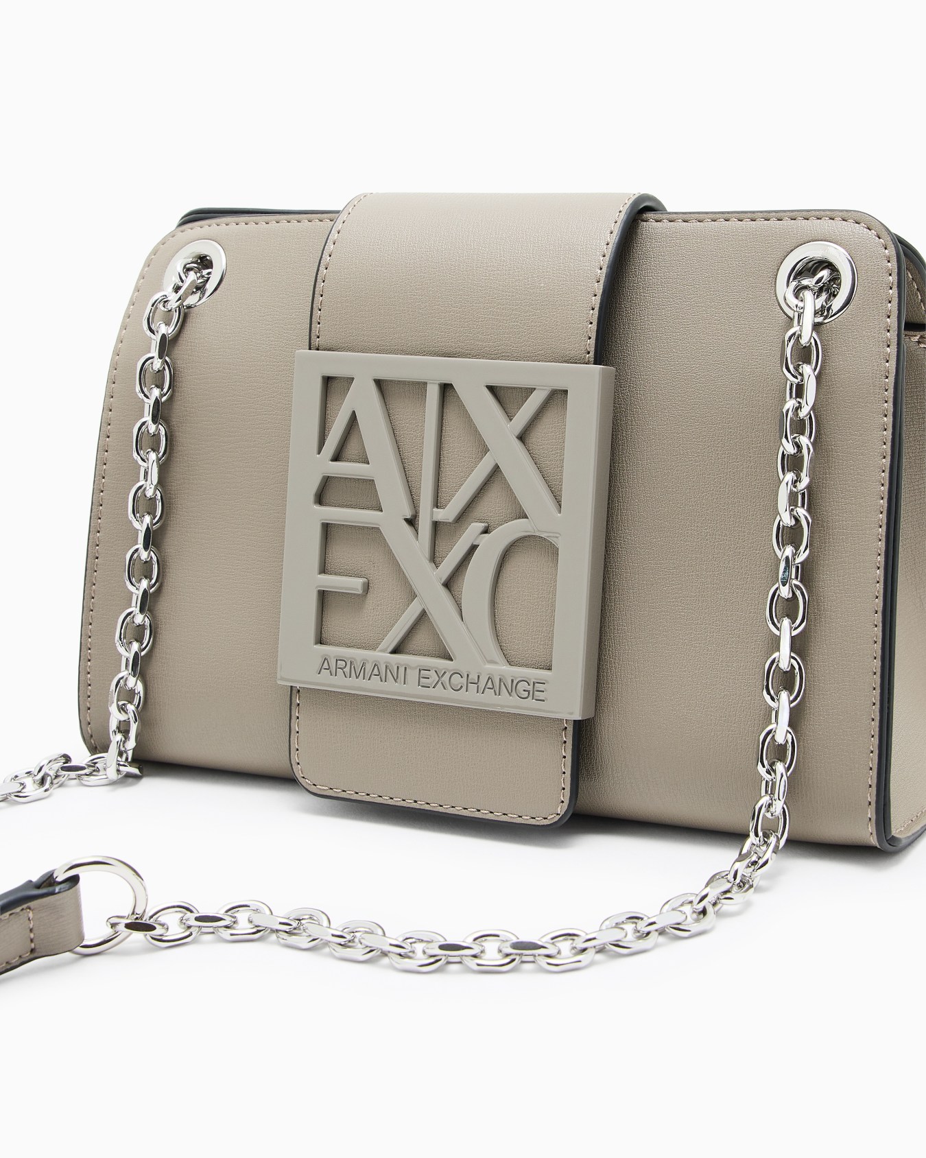 Small shoulder bag with shaped logo Slide 4