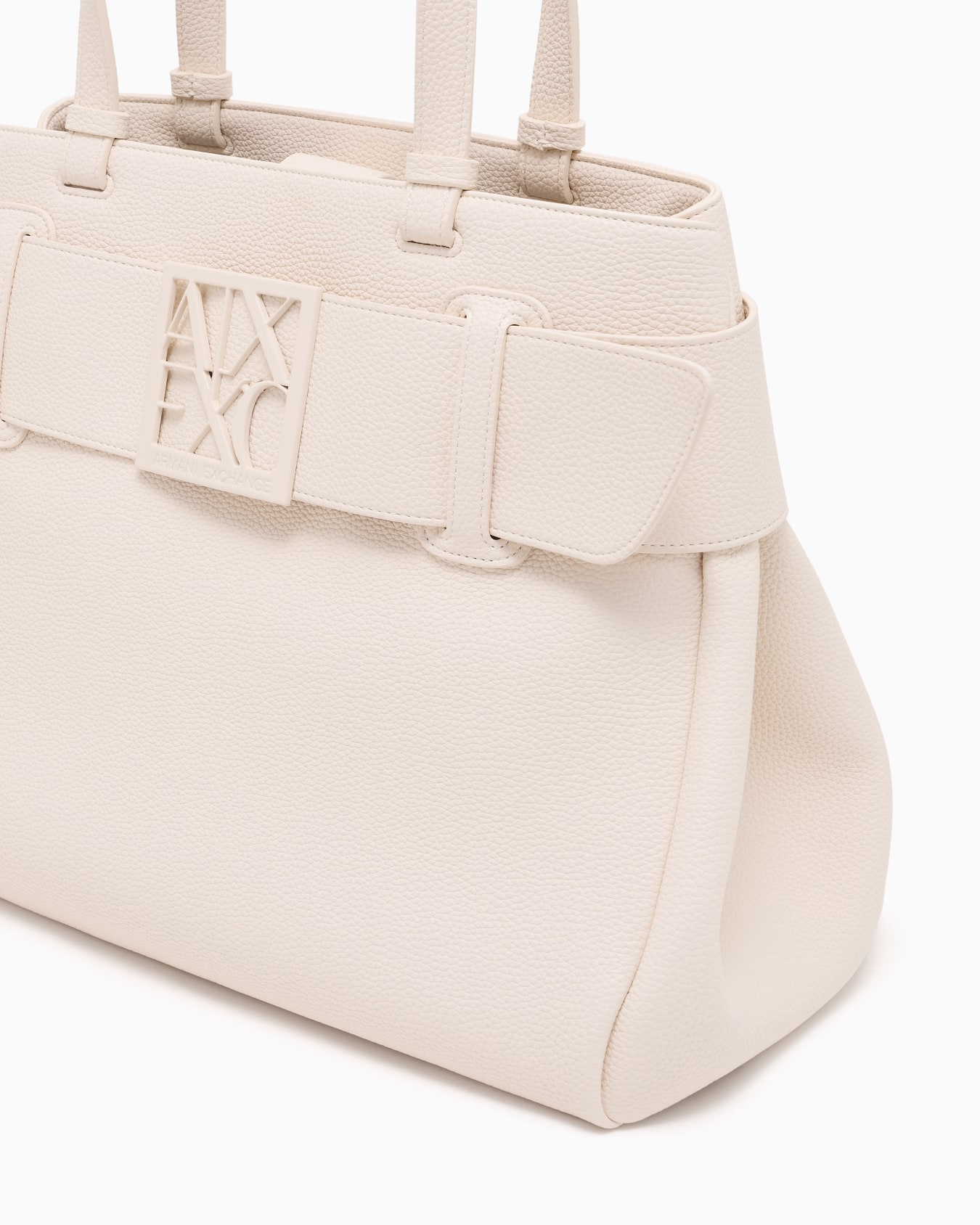 Large shoulder bag with ASV logo detail Slide 4