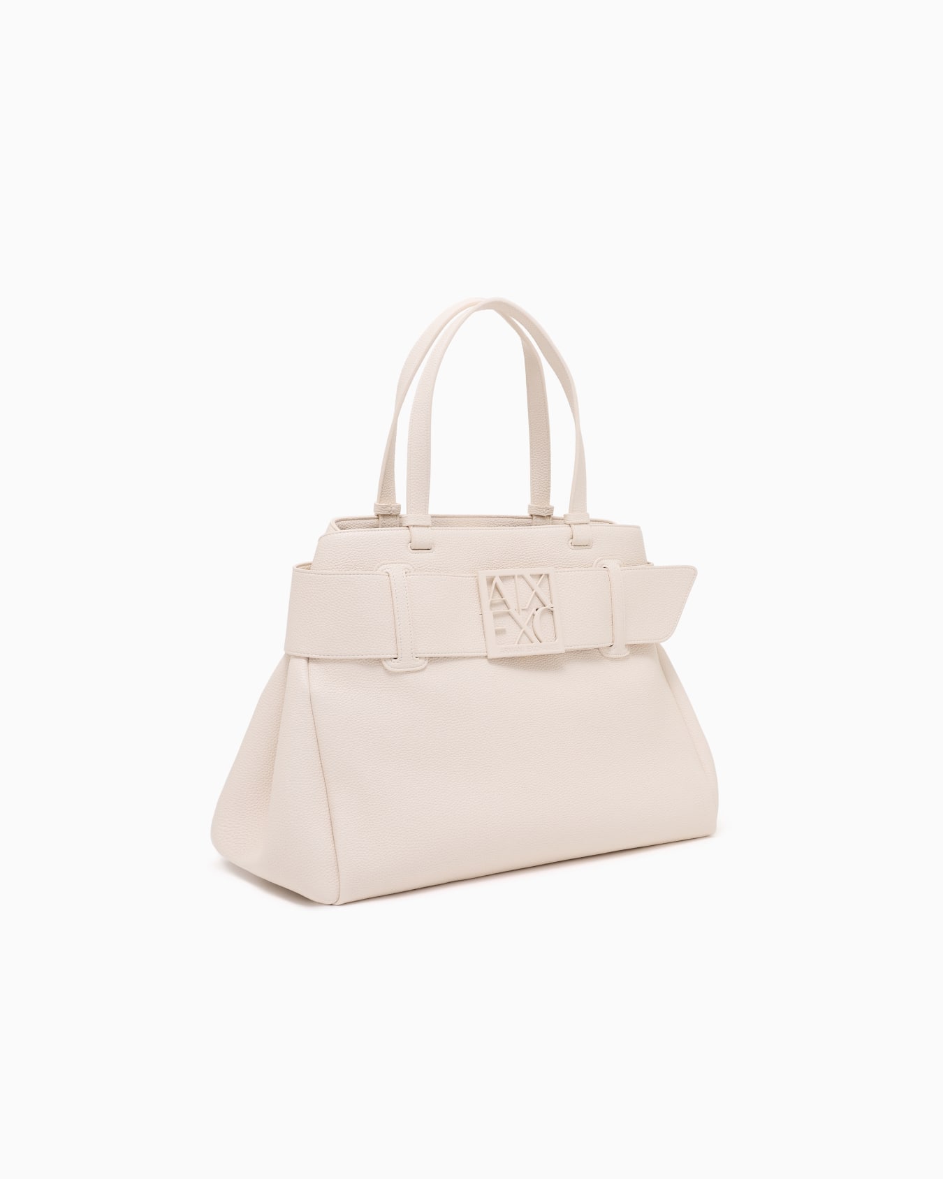 Large shoulder bag with ASV logo detail Slide 1