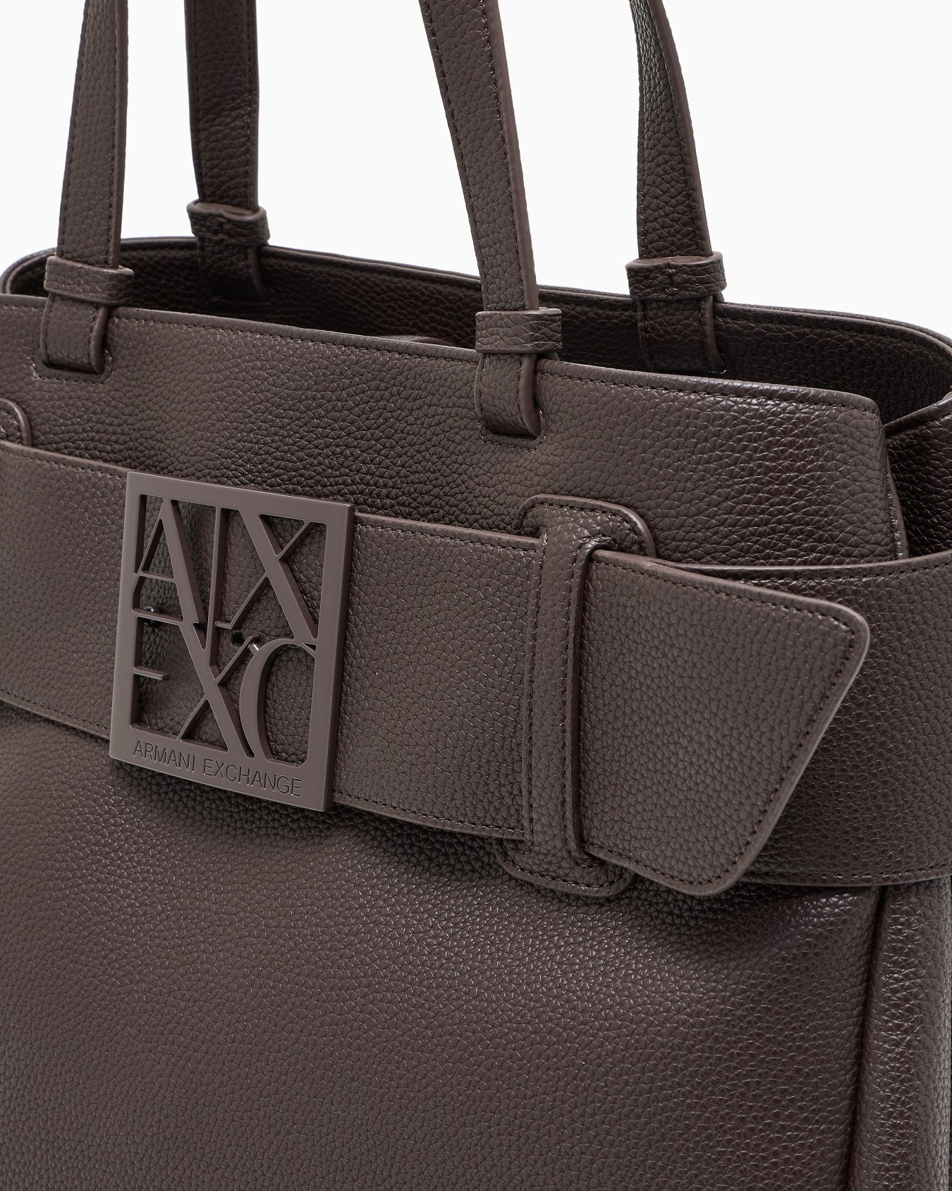 Large shoulder bag with ASV logo detail Diapositiva 4