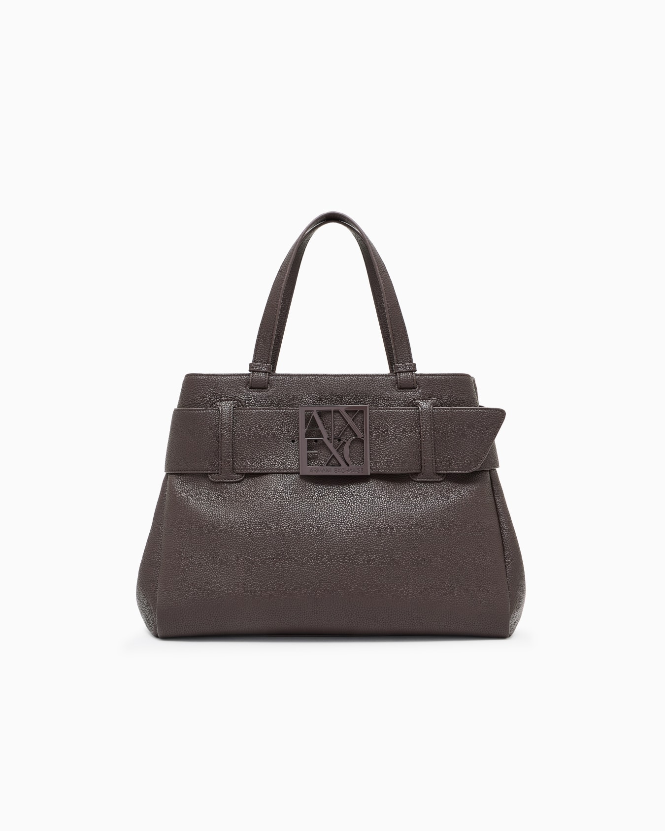 Large shoulder bag with ASV logo detail Diapositiva 0