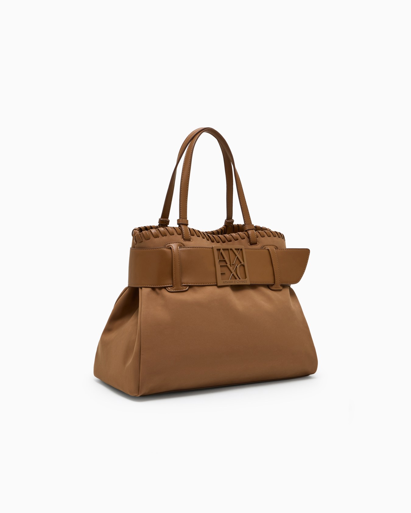 Large shoulder bag with ASV logo detail Diapositiva 1