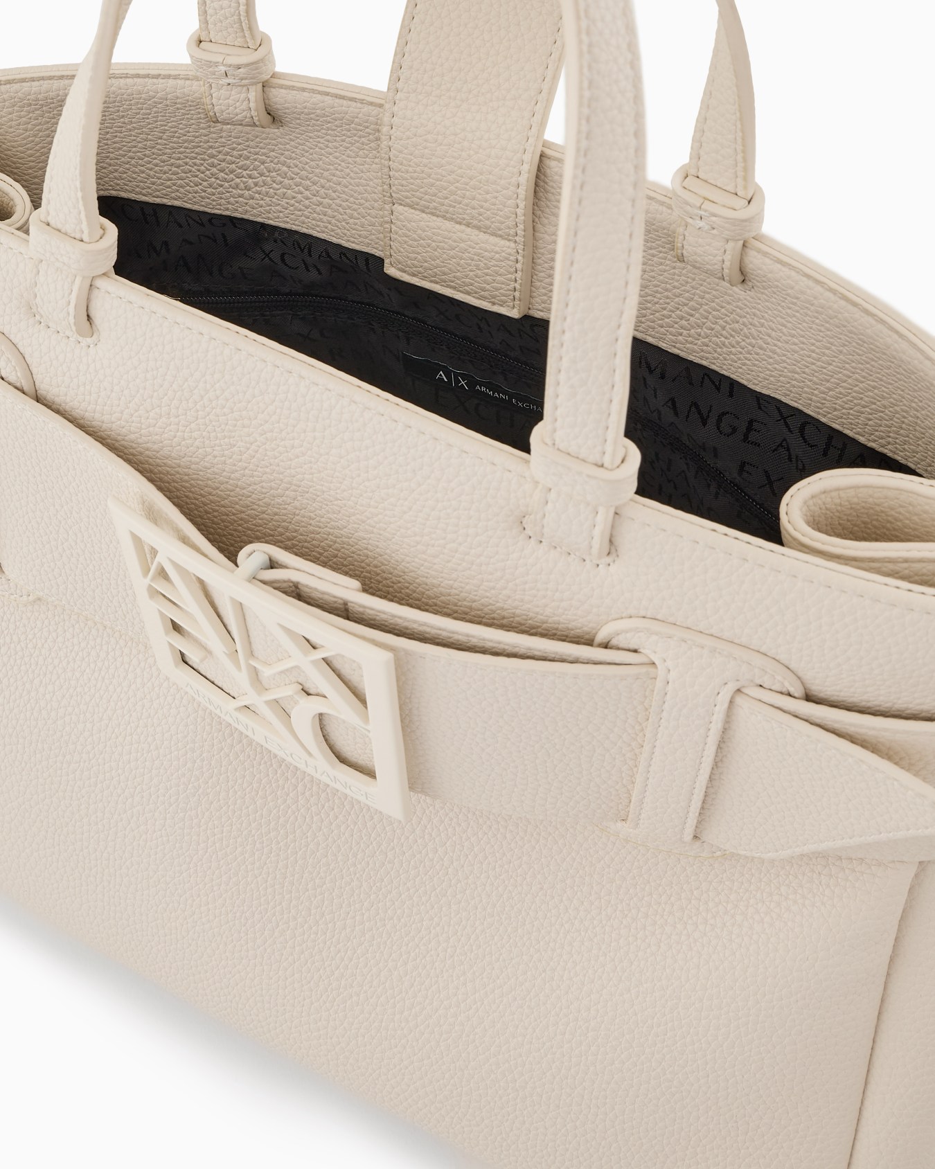 Handbag with ASV logo detail Slide 3