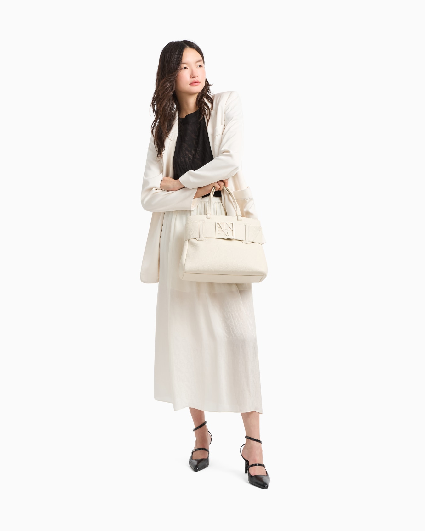 Handbag with ASV logo detail Slide 5