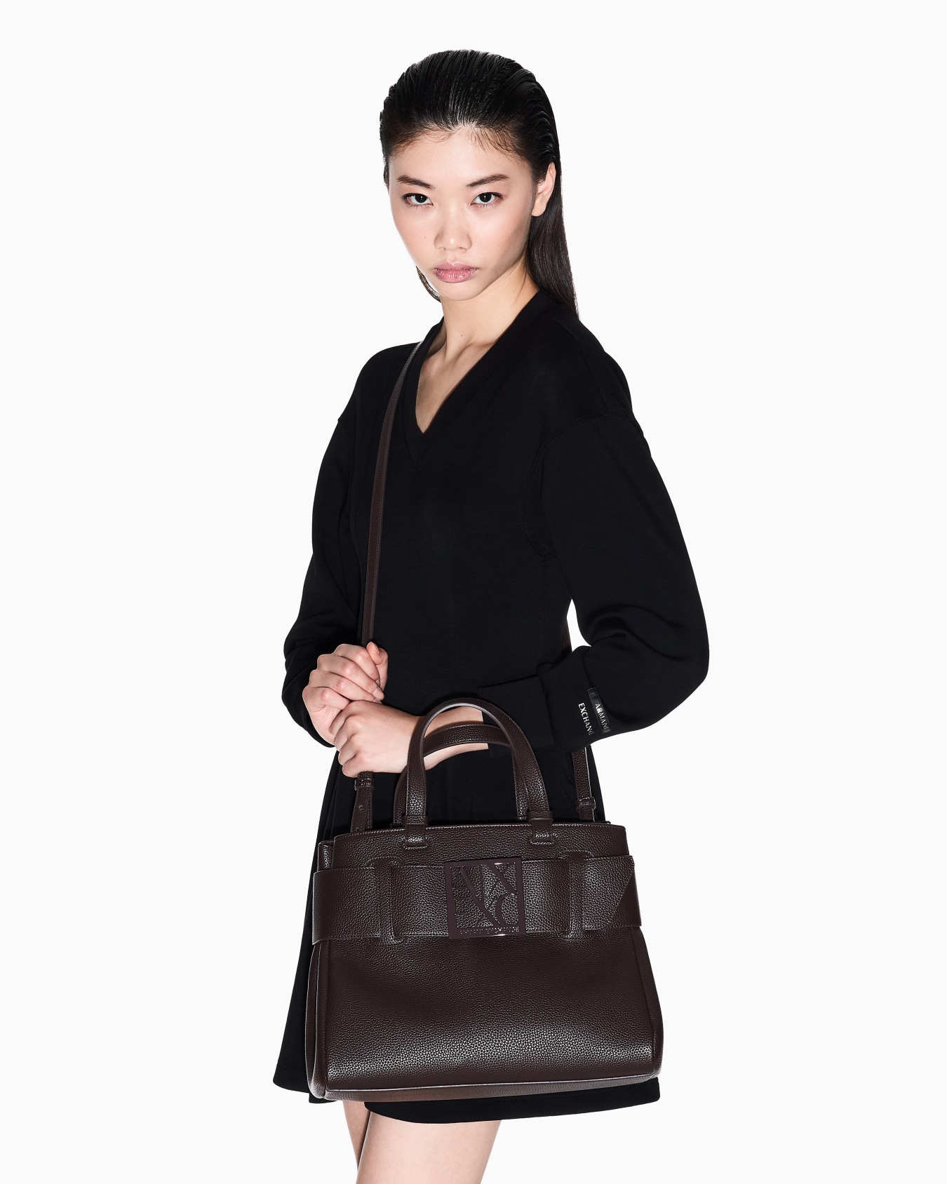 Handbag with ASV logo detail Slide 5