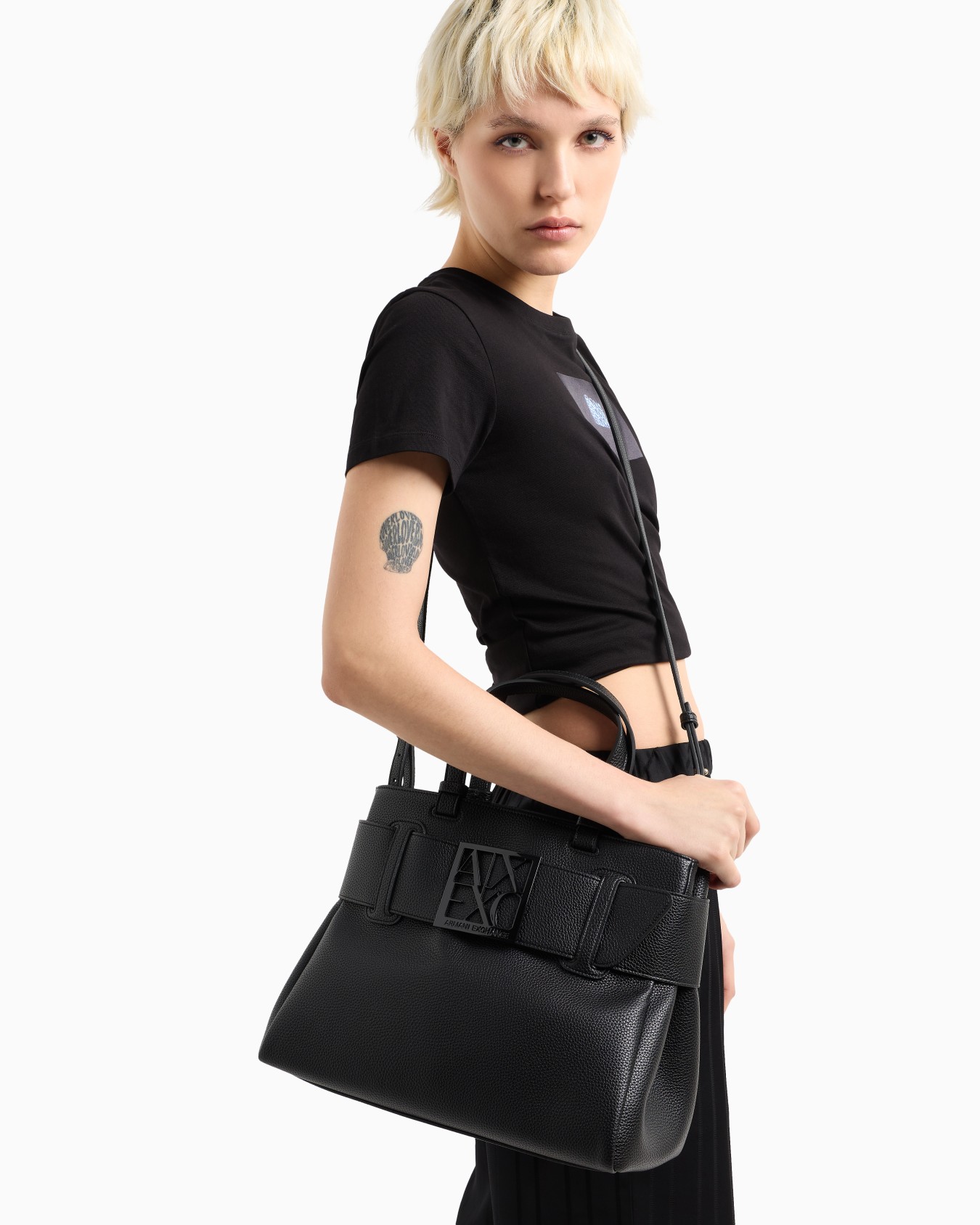 Handbag with ASV logo detail Slide 6