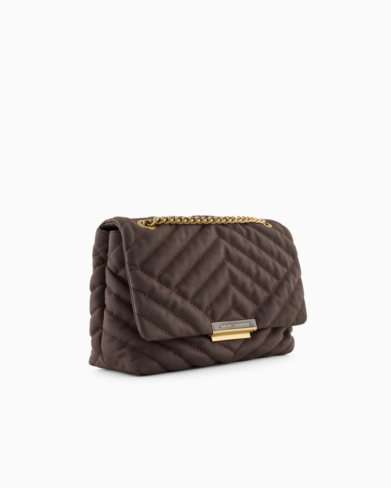 Quilted shoulder bag with chain Slide 1