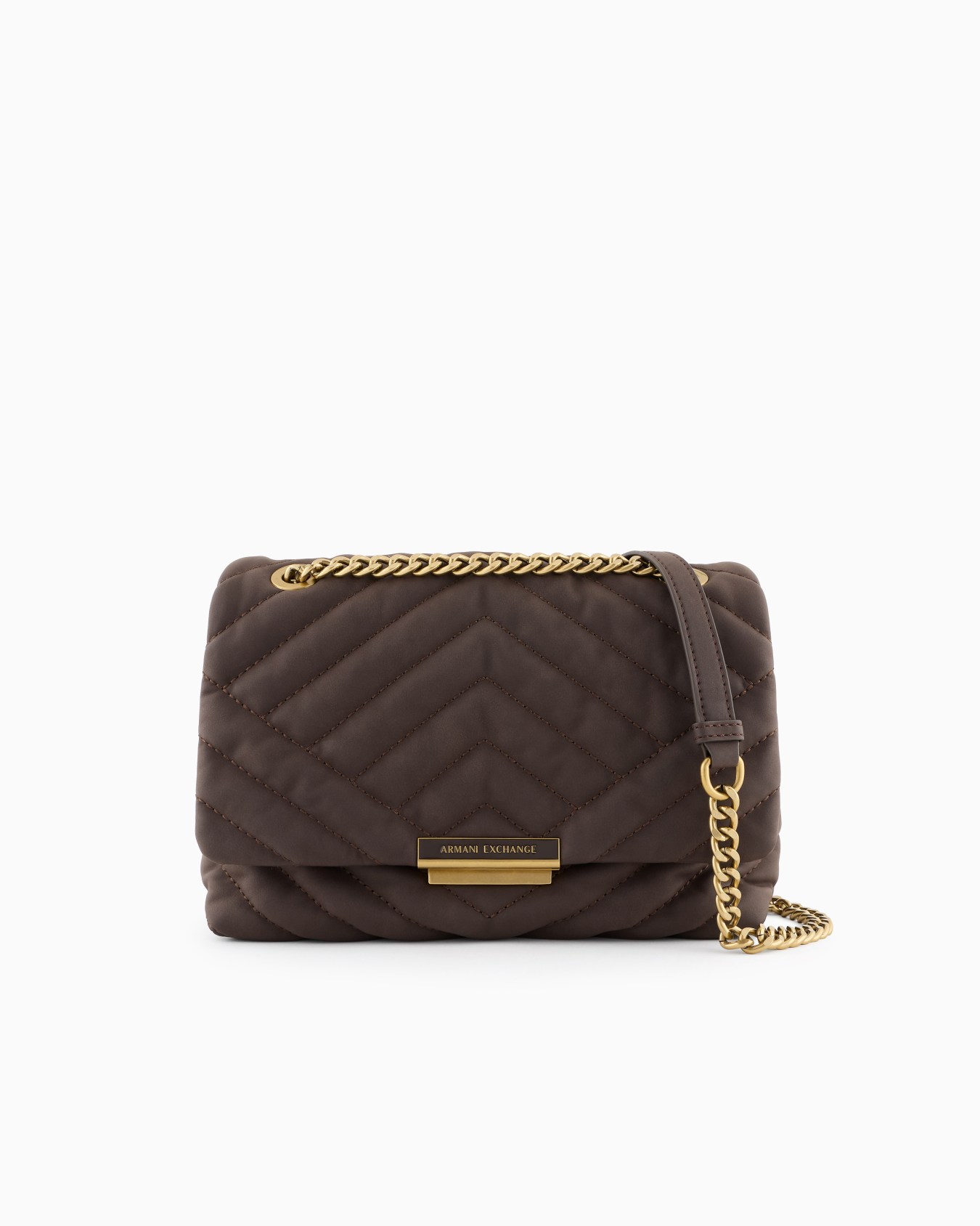 Quilted shoulder bag with chain Slide 0