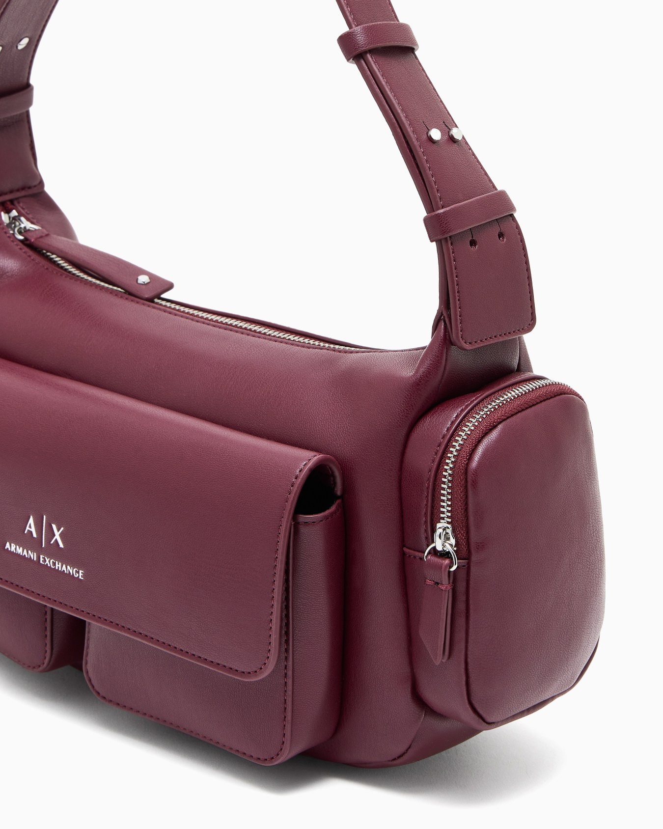 Bolso de hombro grande con bolsillos laterales Diapositiva 4