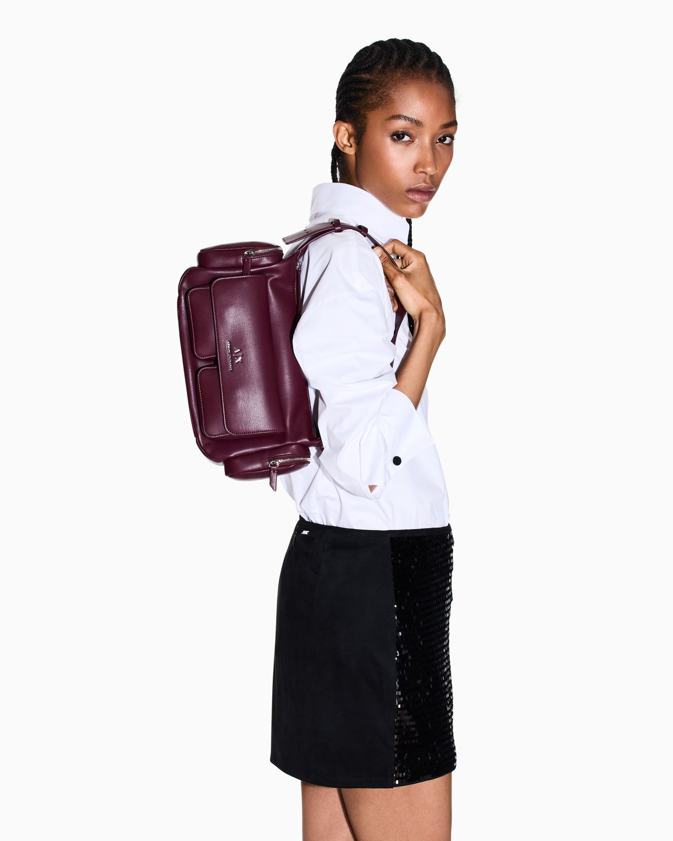 Bolso de hombro grande con bolsillos laterales Diapositiva 5
