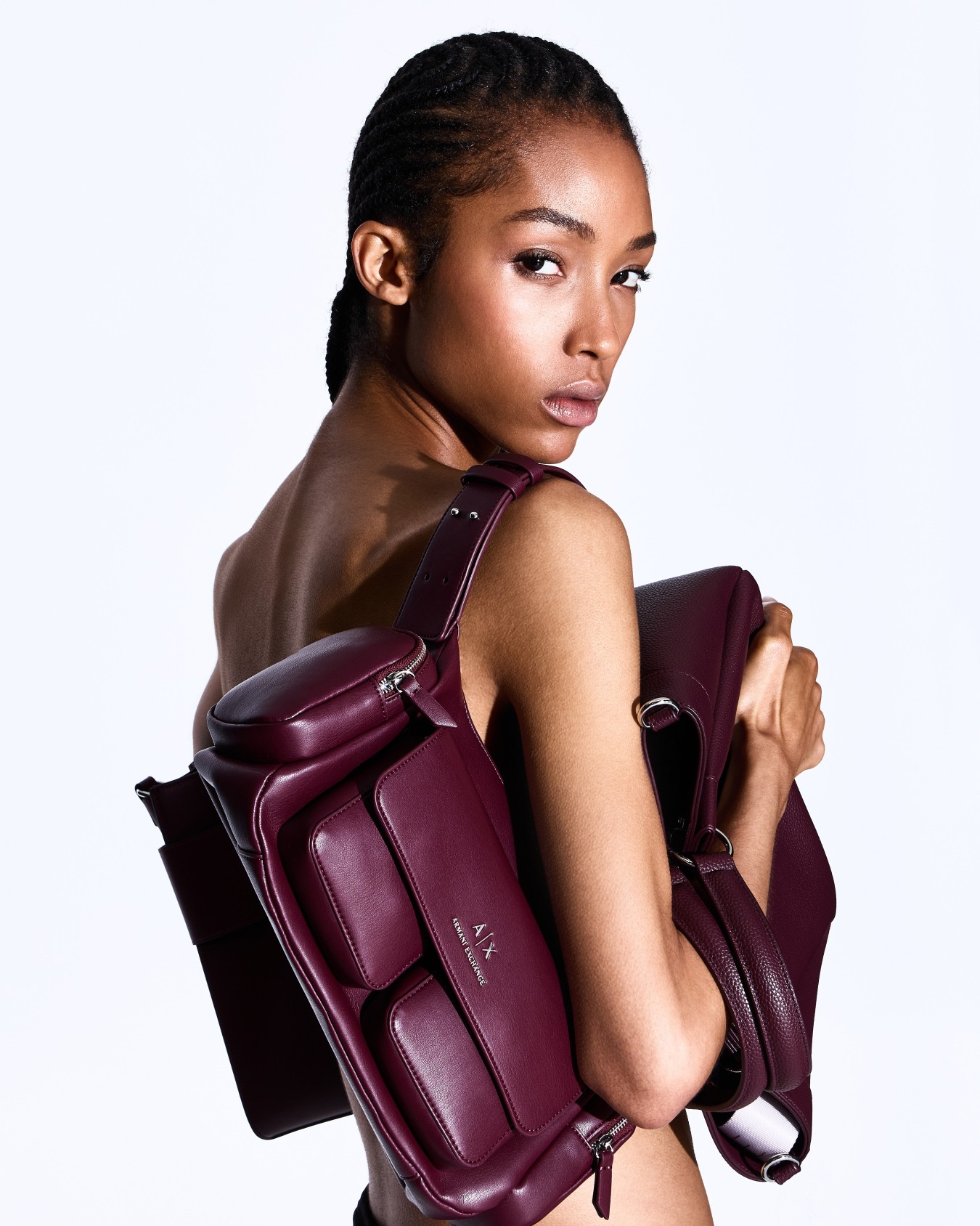 Bolso de hombro grande con bolsillos laterales Diapositiva 7